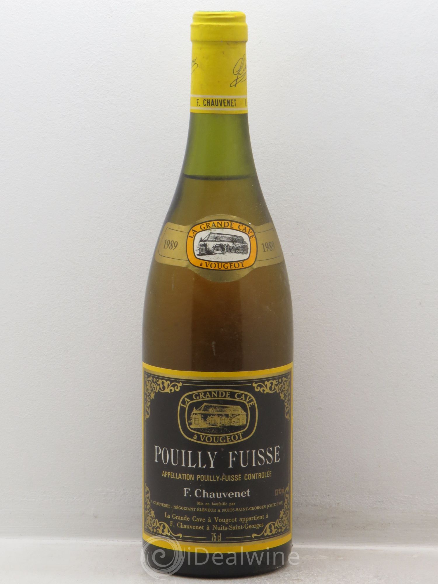 Pouilly-Fuissé Domaine Chauvenet 1989 - Lot de 1 bouteille - 0