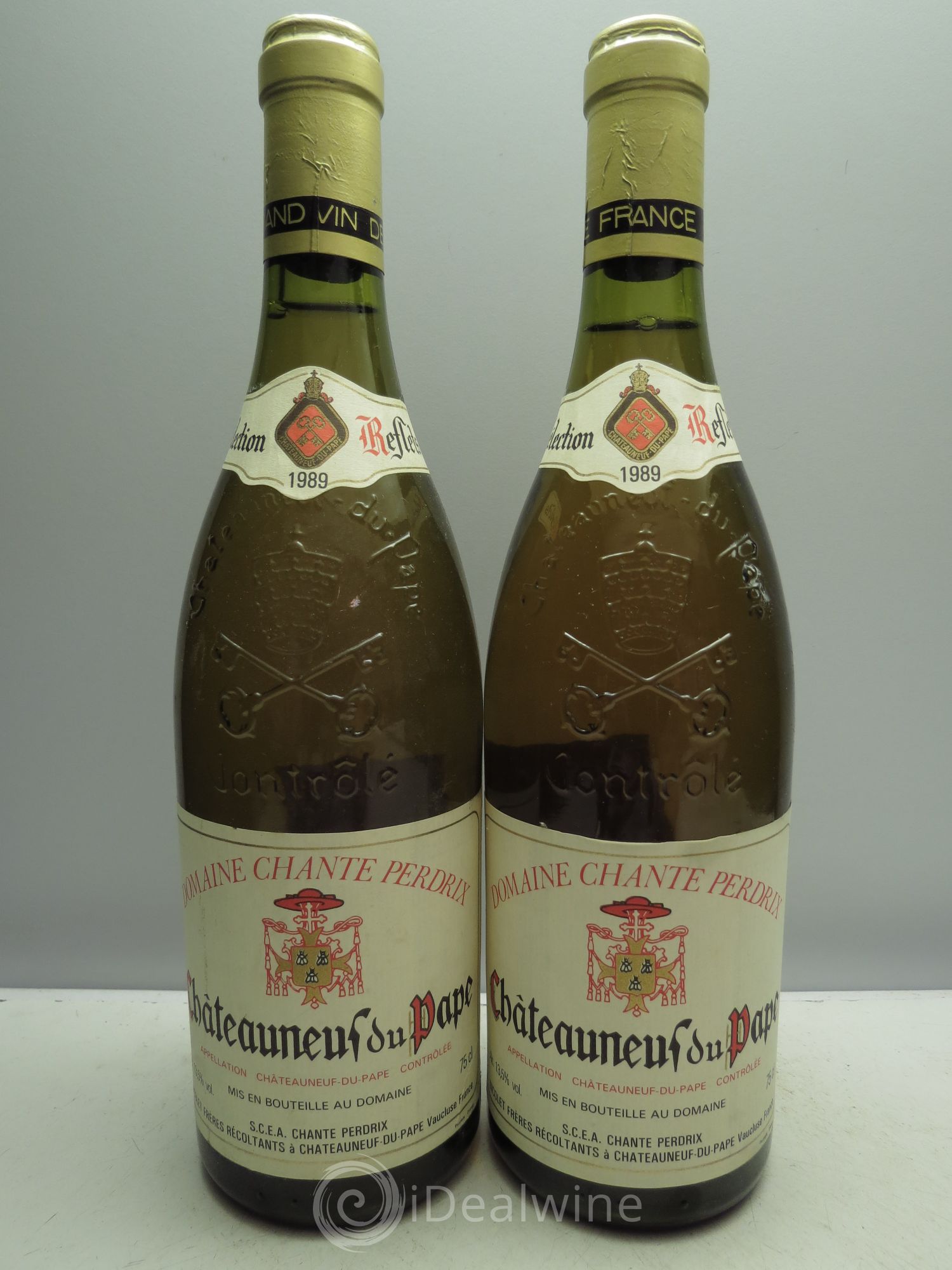 Châteauneuf-du-Pape Sélection Reflets - Chante Perdrix 1989 - Lot de 2 bouteilles - 0