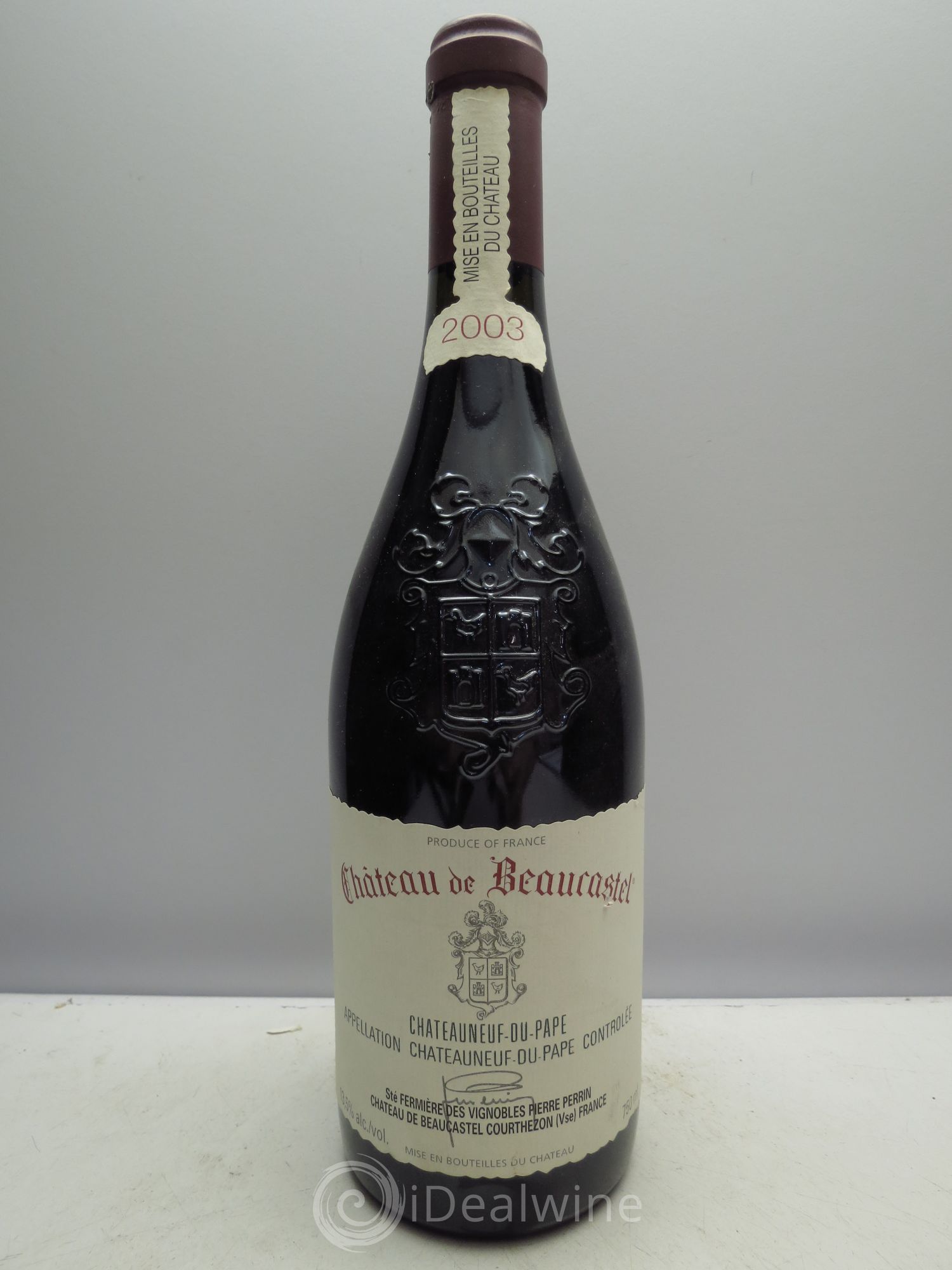 Châteauneuf-du-Pape Château de Beaucastel Famille Perrin 2003 - Lot de 1 bouteille - 0