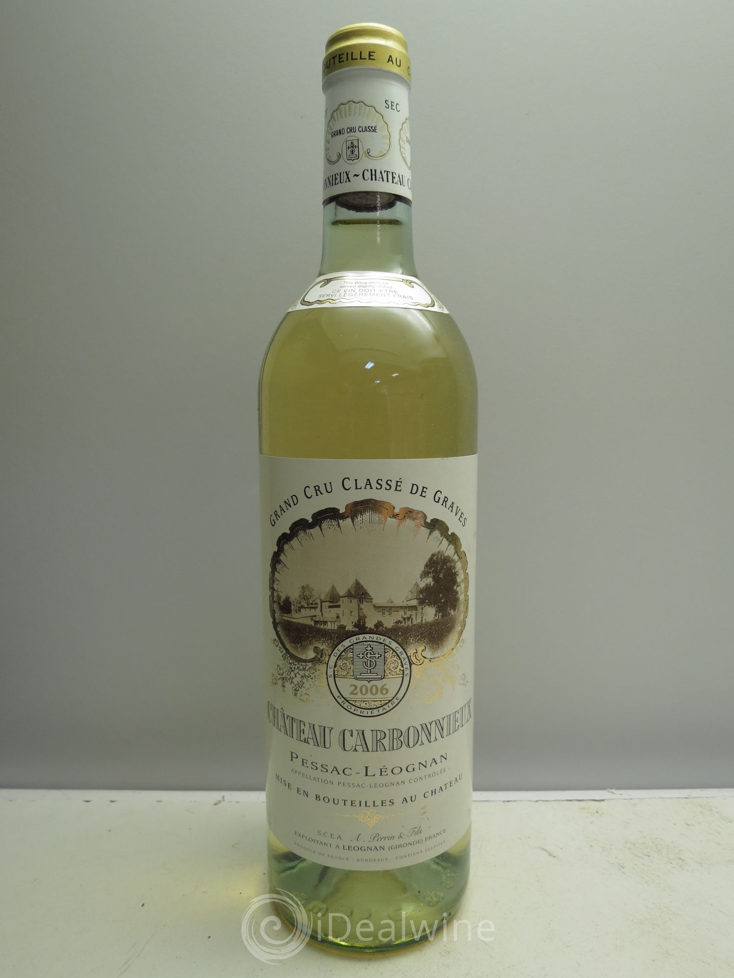 Château Carbonnieux Cru Classé de Graves 2006 - Lot de 1 bouteille - 0