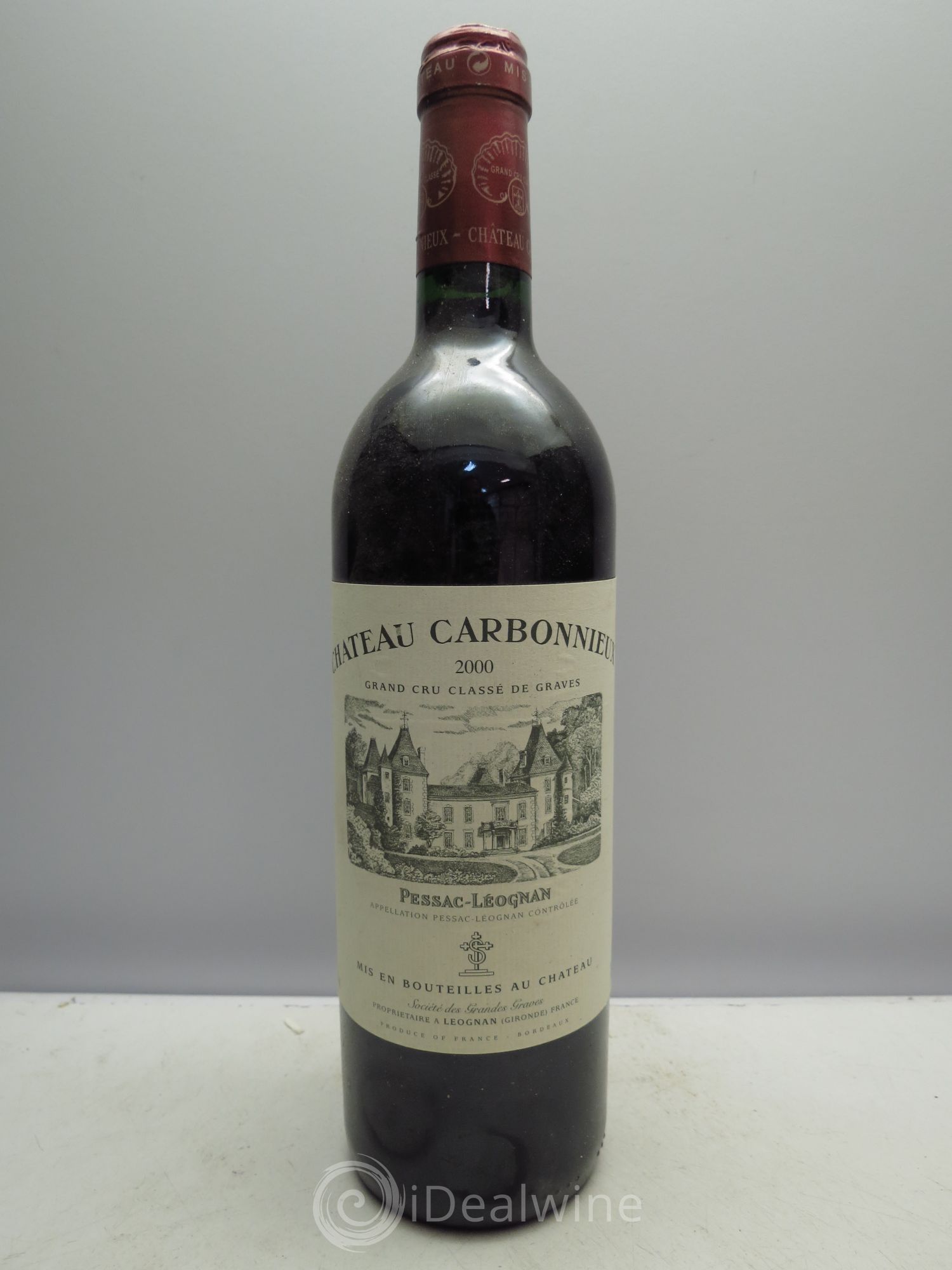 Château Carbonnieux Cru Classé de Graves 2000 - Lot de 1 bouteille - 0