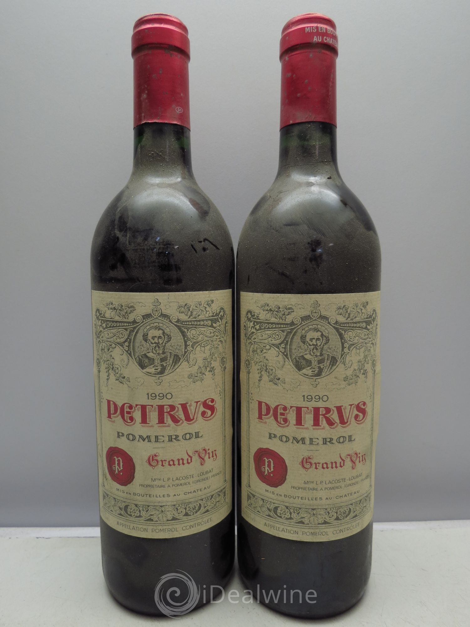 Petrus 1990 - Lot de 2 bouteilles - 0