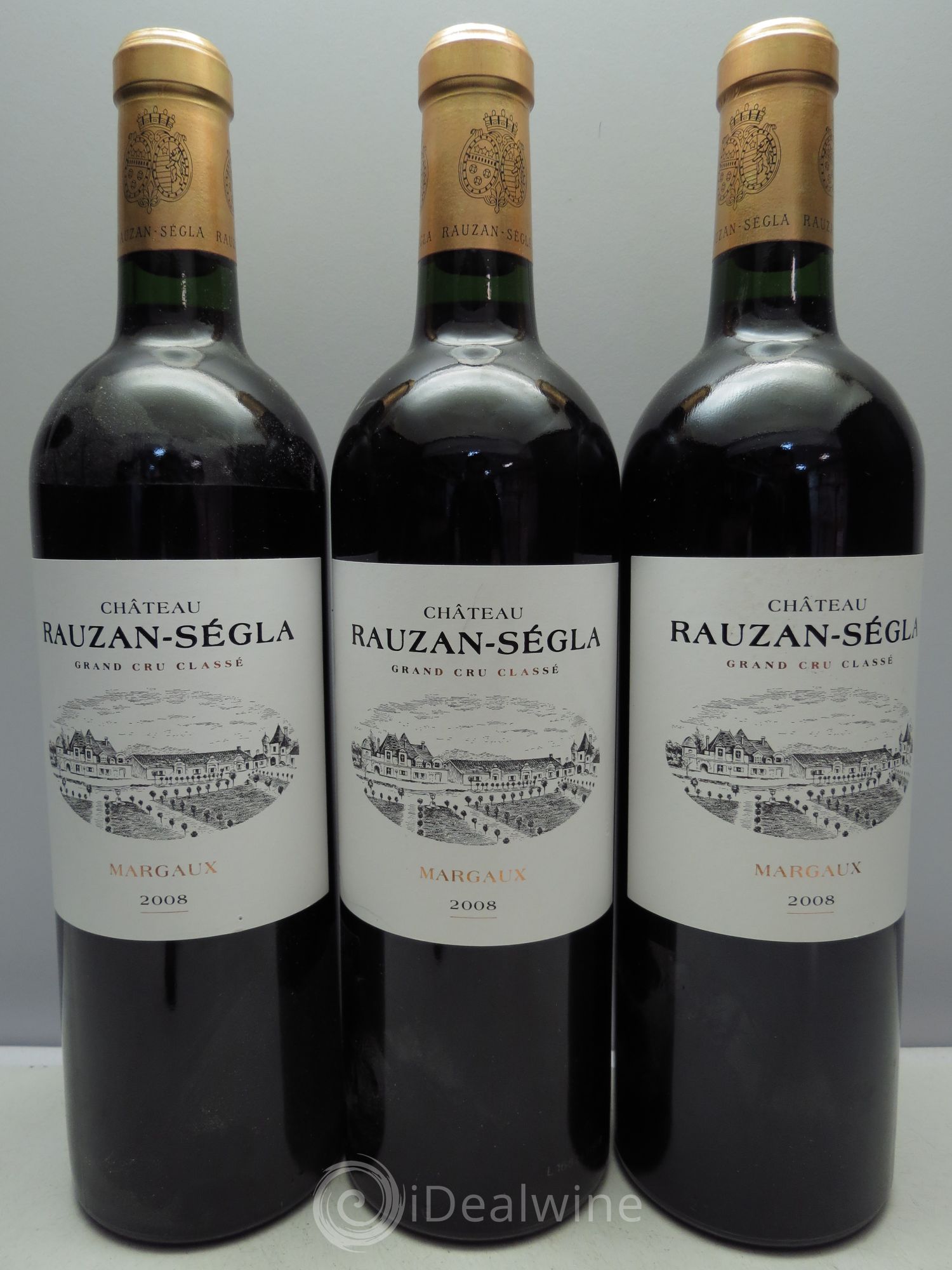Château Rauzan Ségla Grand Cru Classé (sans prix de réserve / no reserve) 2008 - Posten von 3 Flaschen - 0