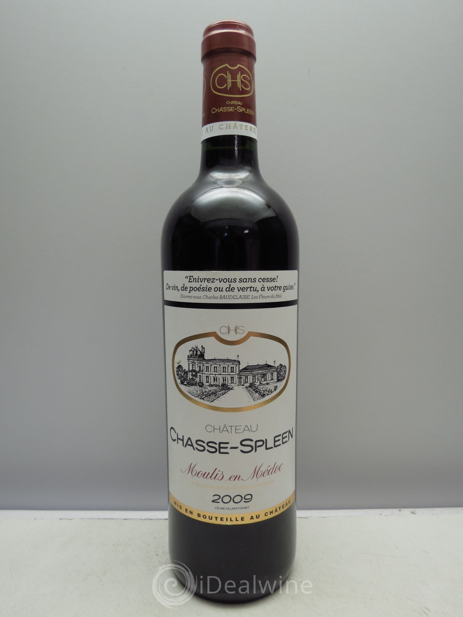Château Chasse Spleen 2009 - Lot de 6 bouteilles - 0