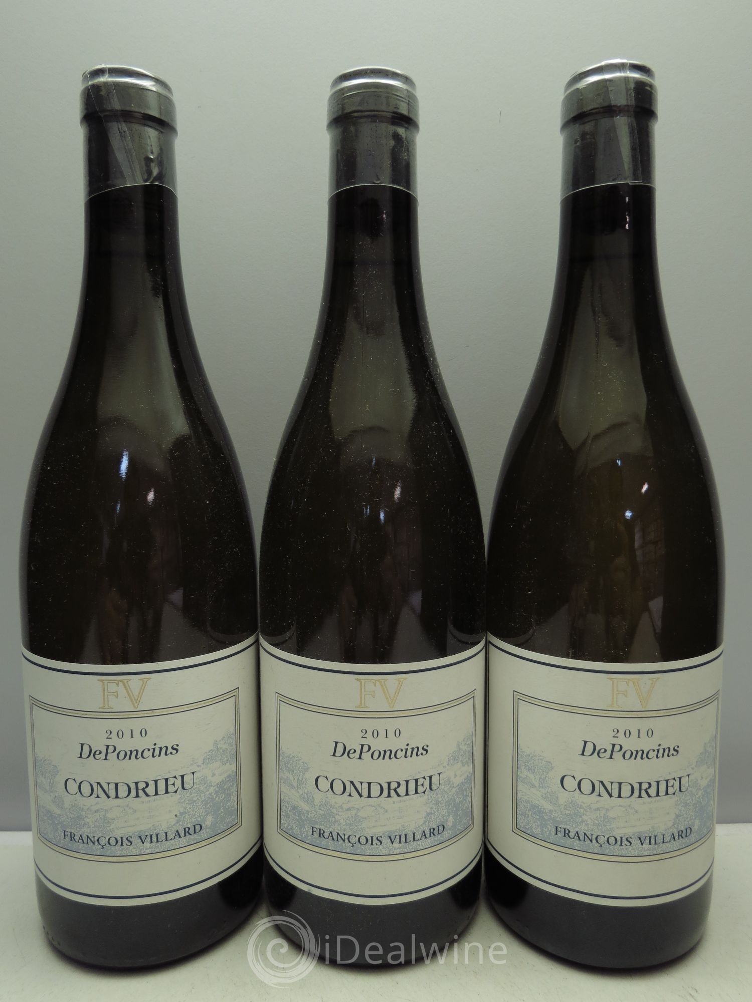 Condrieu Deponcins(sans prix de réserve / no reserve) 2010 - Posten von 3 Flaschen - 0