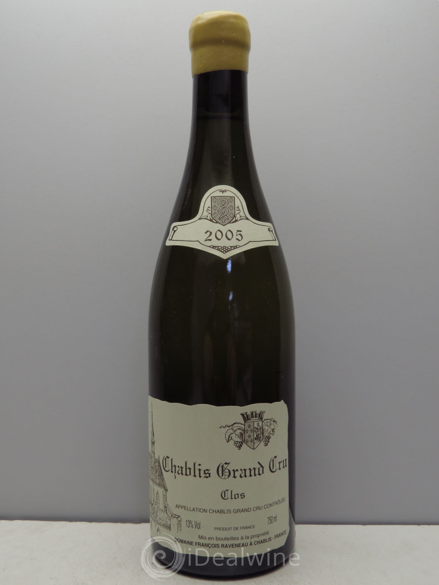 Chablis Grand Cru Clos Raveneau (Domaine) 2005 - Lot de 1 bouteille - 0