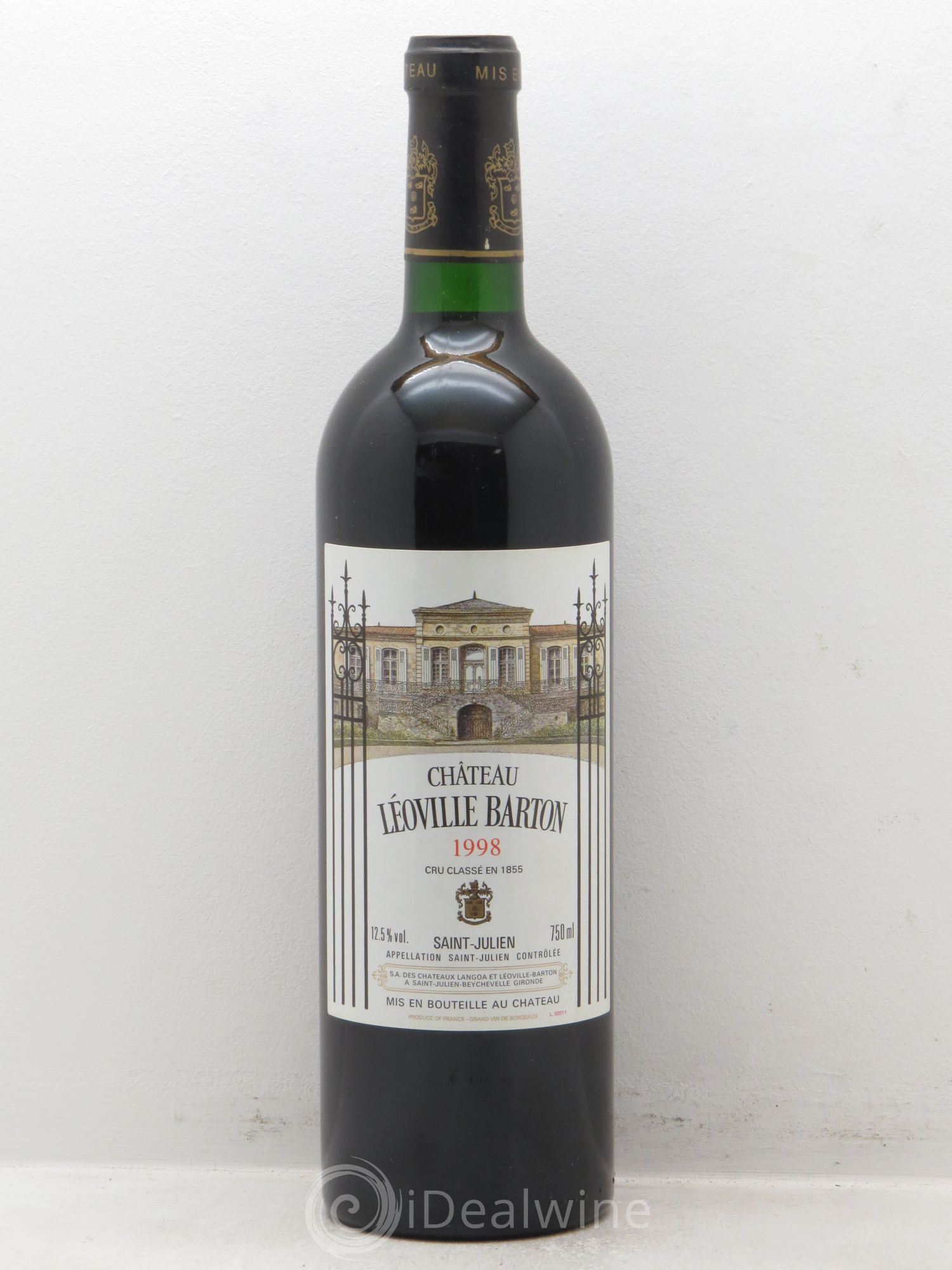 Château Léoville Barton 2ème Grand Cru Classé 1998 - Lot de 6 bouteilles - 0
