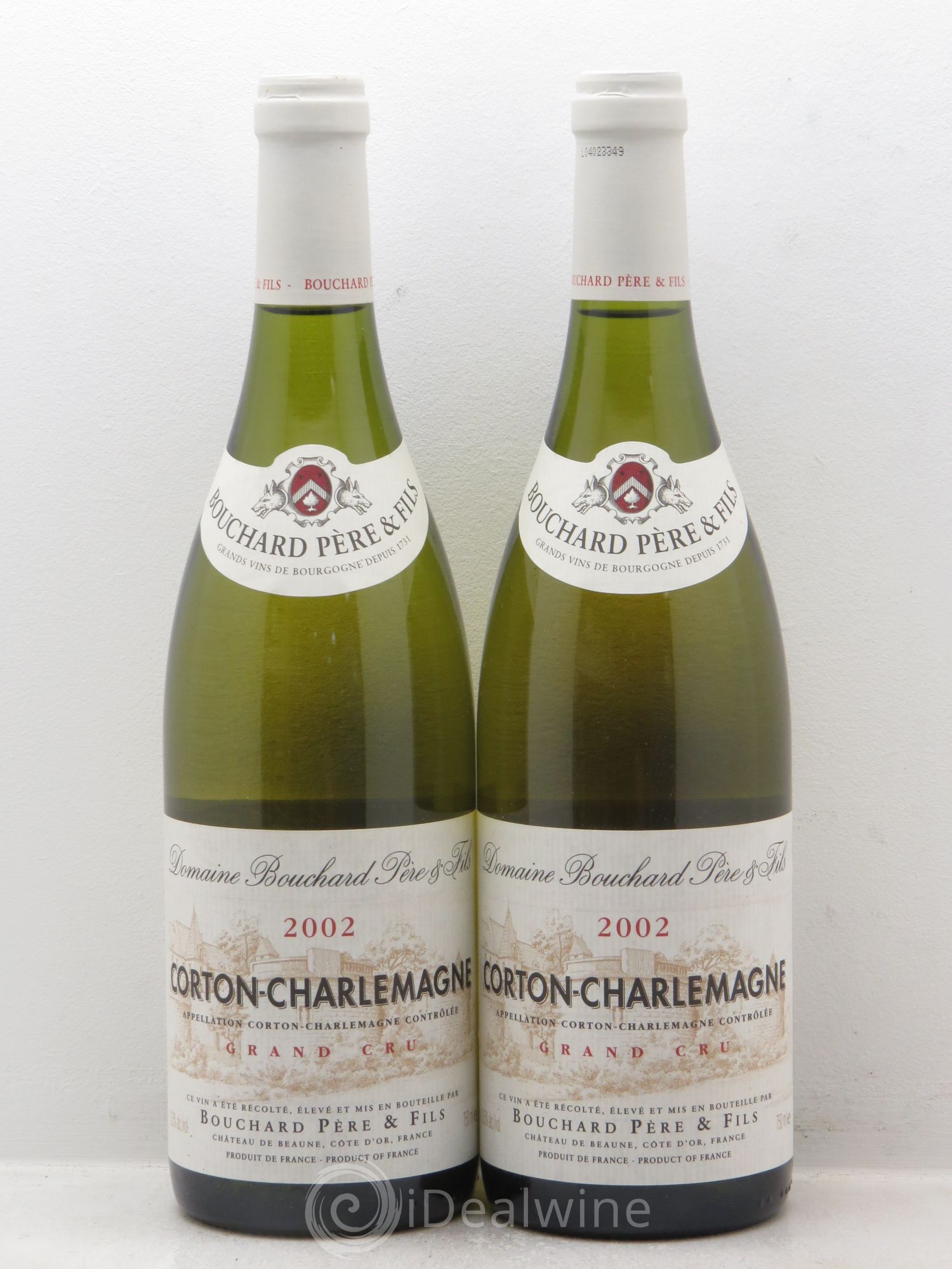 Corton-Charlemagne Grand Cru Bouchard Père & Fils 2002 - Lot de 2 bouteilles - 0