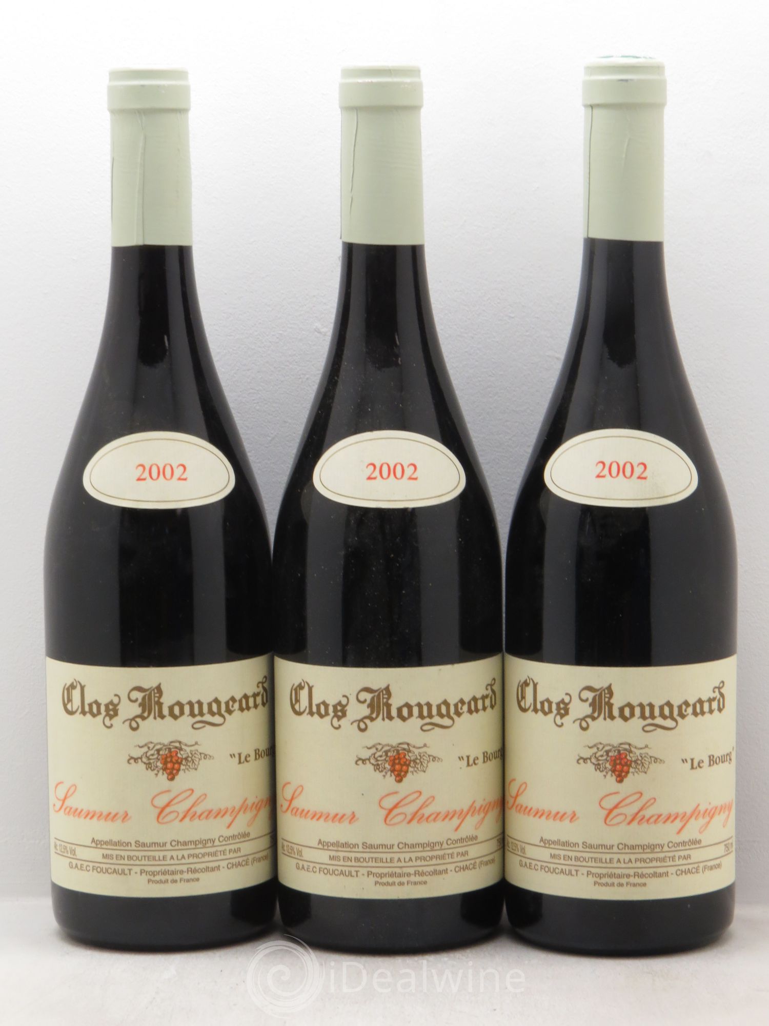 Saumur-Champigny Le Bourg Clos Rougeard 2002 - Lot de 3 bouteilles - 0
