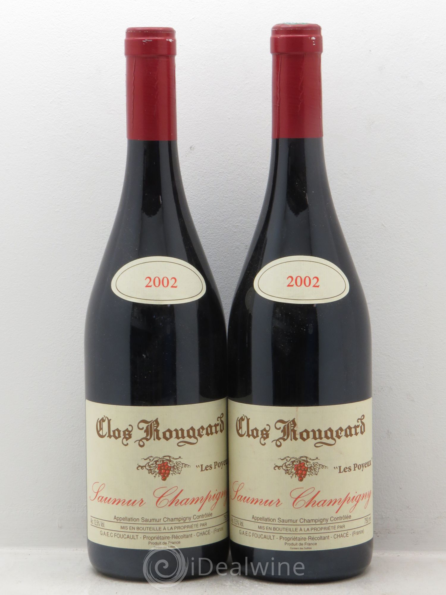 Saumur-Champigny Les Poyeux Clos Rougeard 2002 - Lot de 2 bouteilles - 0