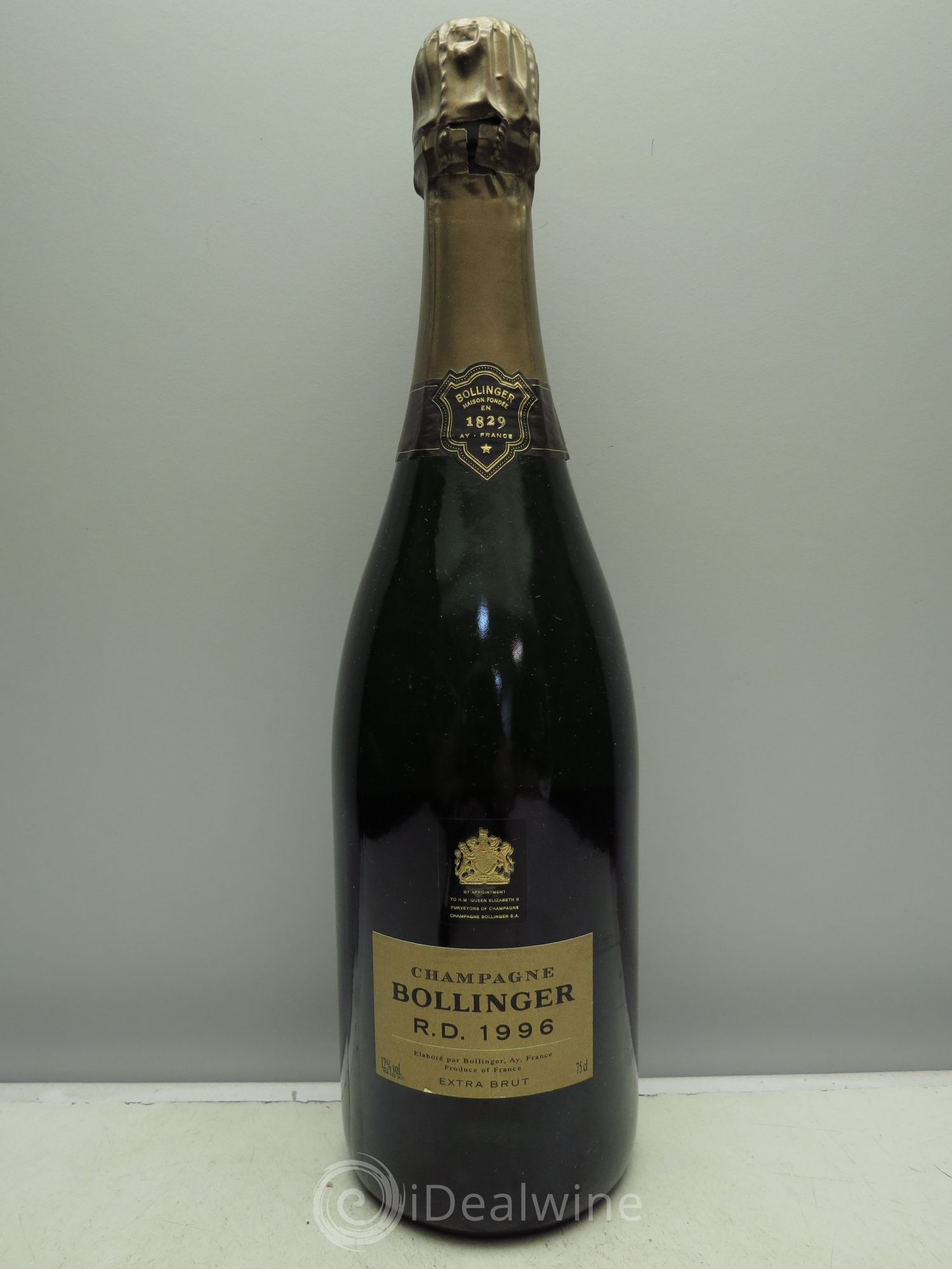 R.D. Extra-Brut Bollinger 1996 - Lot de 1 bouteille - 0
