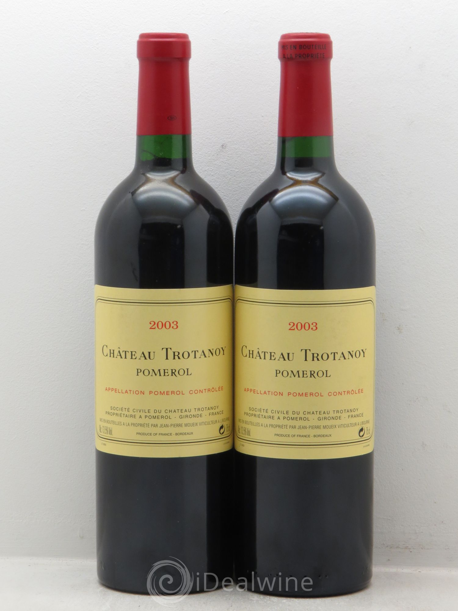 Château Trotanoy 2003 - Lot de 2 bouteilles - 0