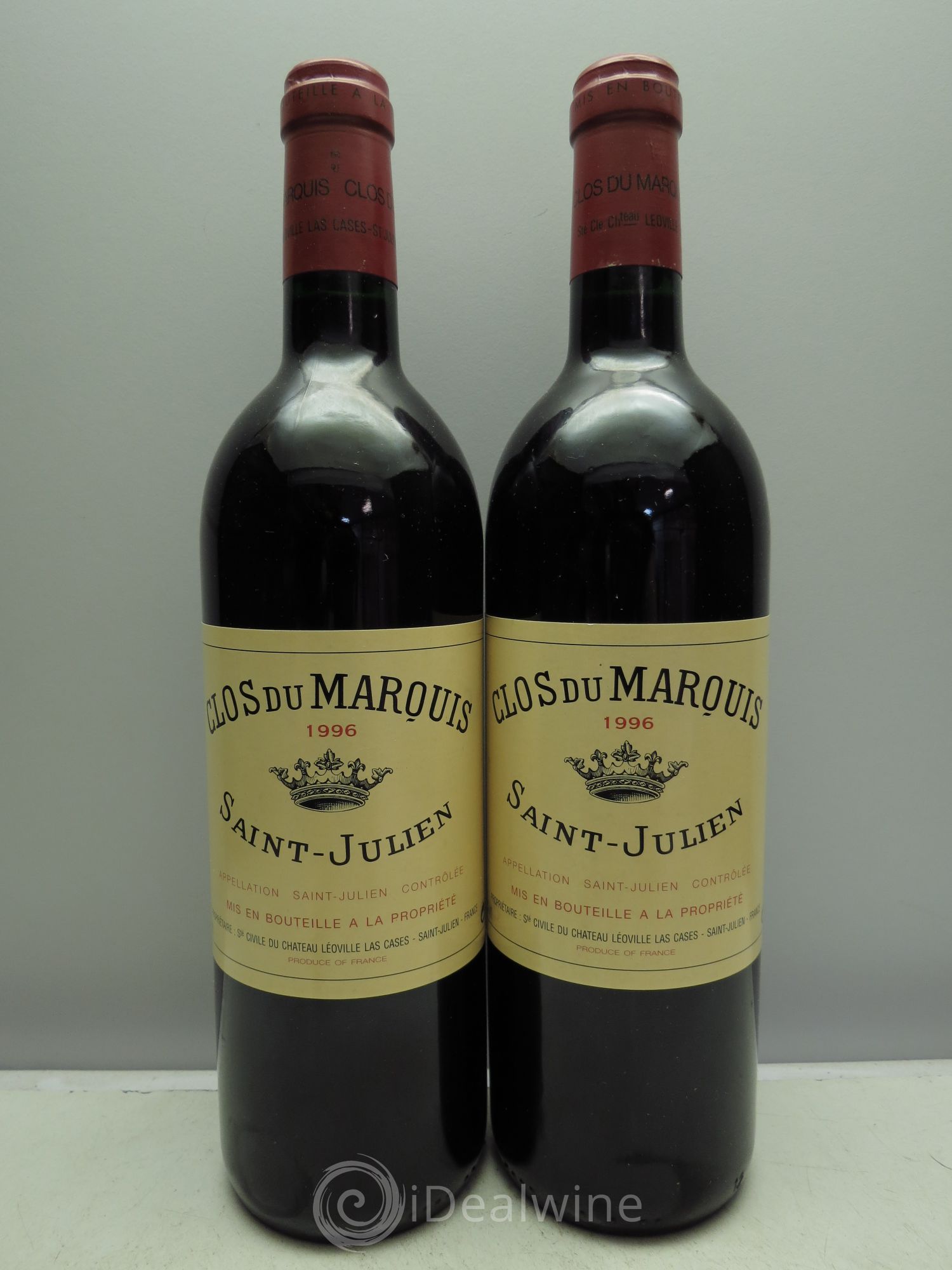 Clos du Marquis 1996 - Lot de 2 bouteilles - 0