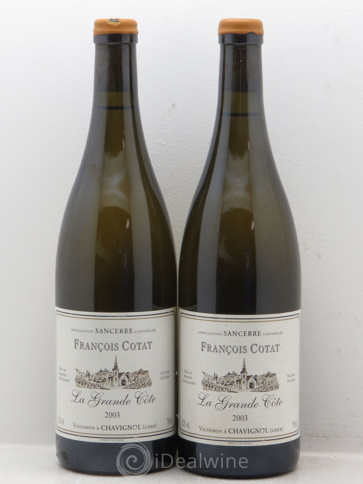 Sancerre La Grande Côte François Cotat 2003 - Lot de 2 bouteilles - 0
