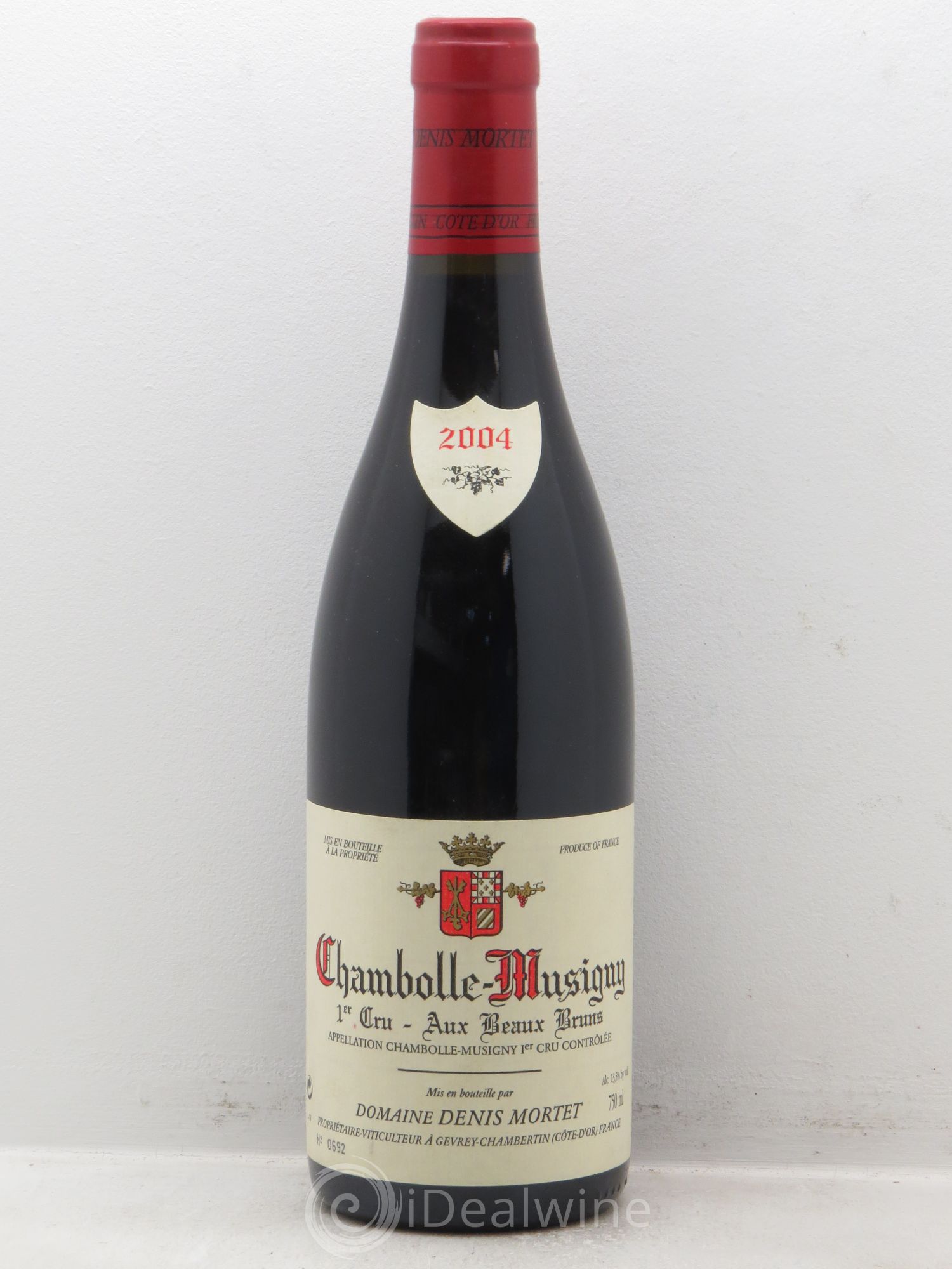 Chambolle-Musigny 1er Cru Aux Beaux Bruns Denis Mortet (Domaine) 2004 - Lot de 1 bouteille - 0