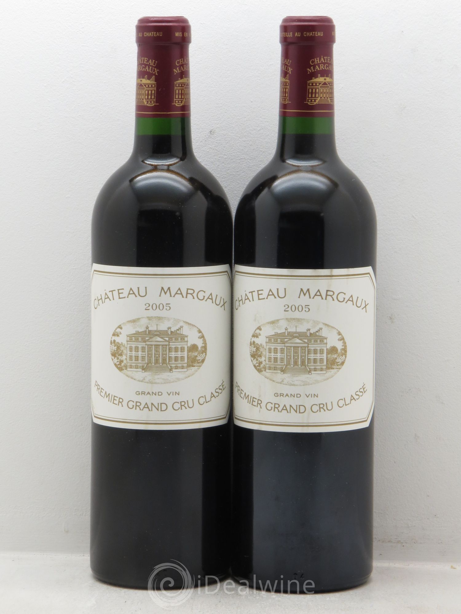 Château Margaux 1er Grand Cru Classé 2005 - Lot de 2 bouteilles - 0