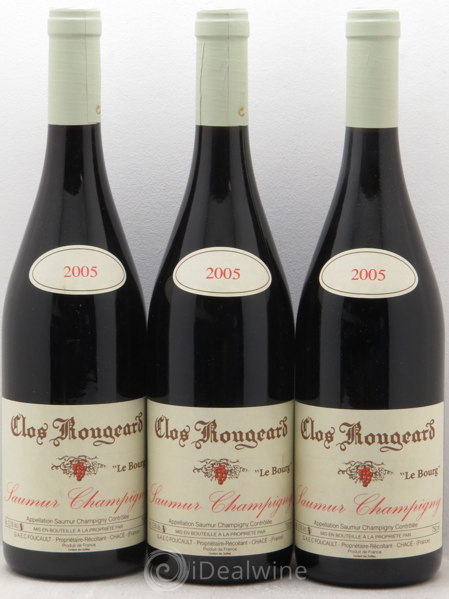 Saumur-Champigny Le Bourg Clos Rougeard 2005 - Lot de 3 bouteilles - 0