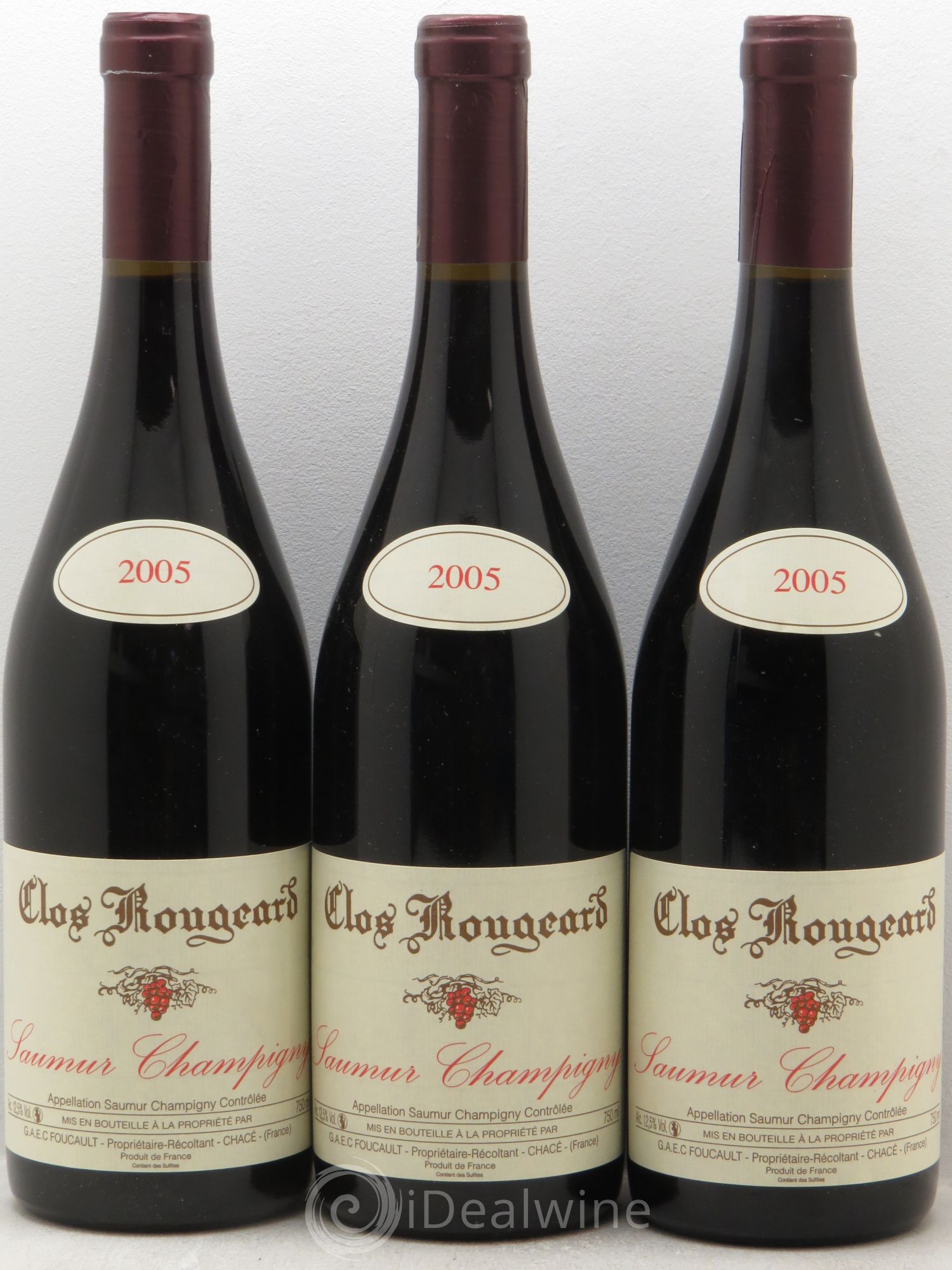 Saumur-Champigny Clos Rougeard 2005 - Posten von 3 Flaschen - 0