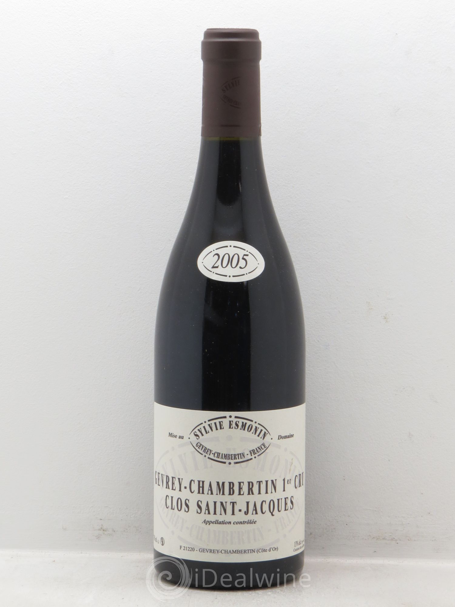 Gevrey-Chambertin 1er Cru Clos Saint Jacques Sylvie Esmonin 2005 - Posten von 1 Flasche - 0