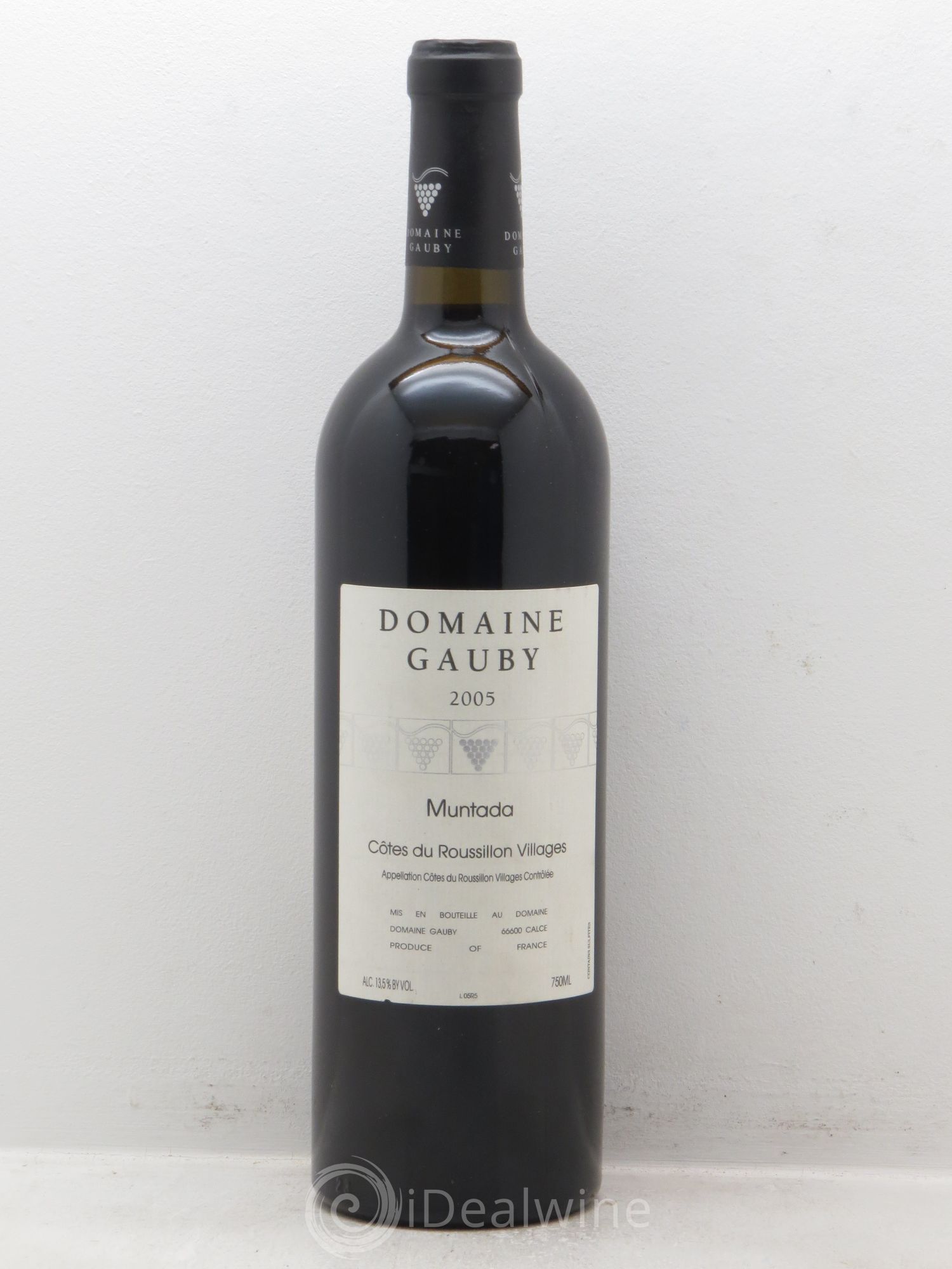 Côtes Catalanes (anciennement Côtes du Roussillon Villages) La Muntada Gauby (Domaine) 2005 - Lot de 1 bouteille - 0