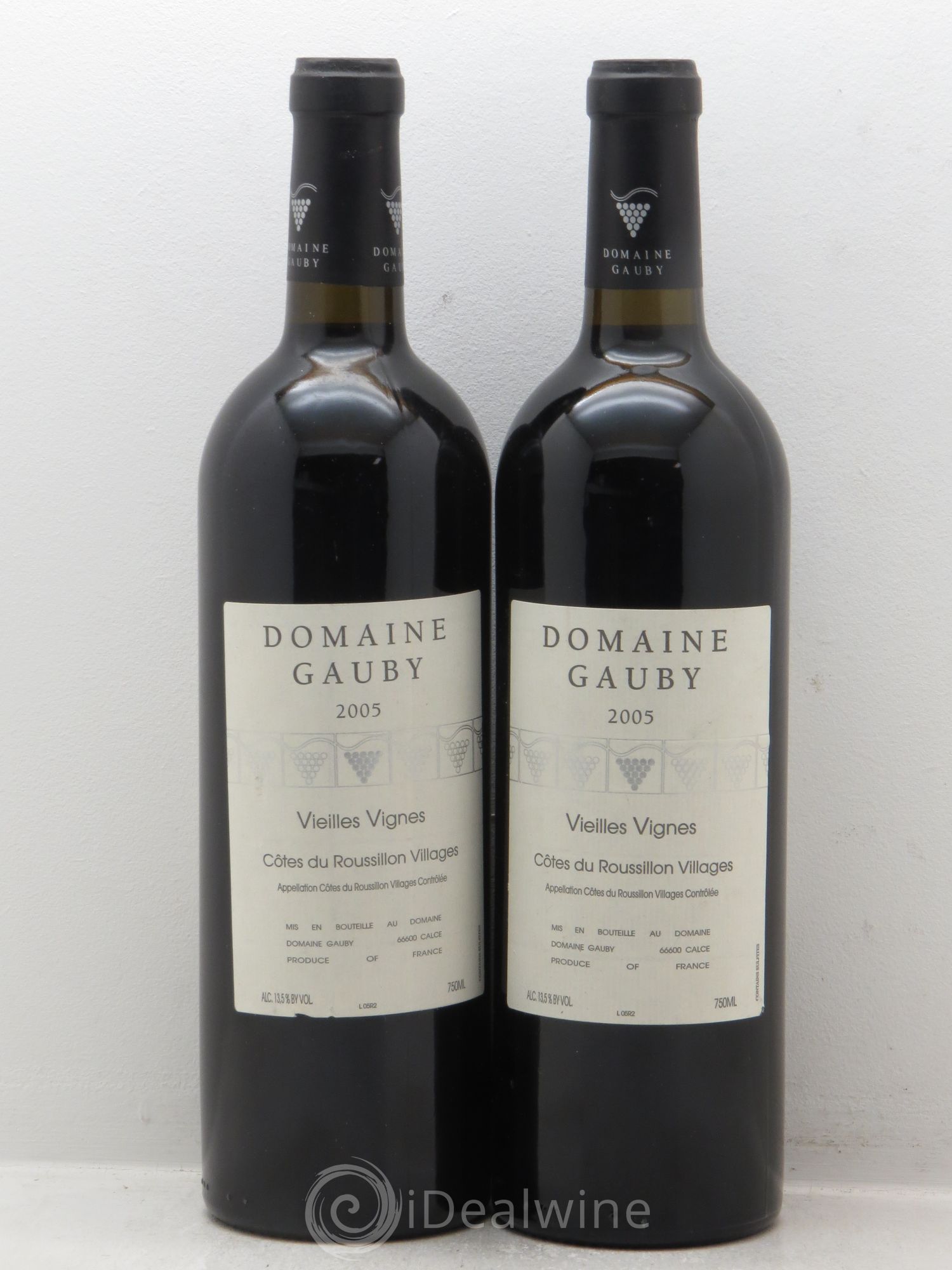 Côtes du Roussillon Villages Vieilles vignes Gauby (Domaine) 2005 - Lot de 2 bouteilles - 0