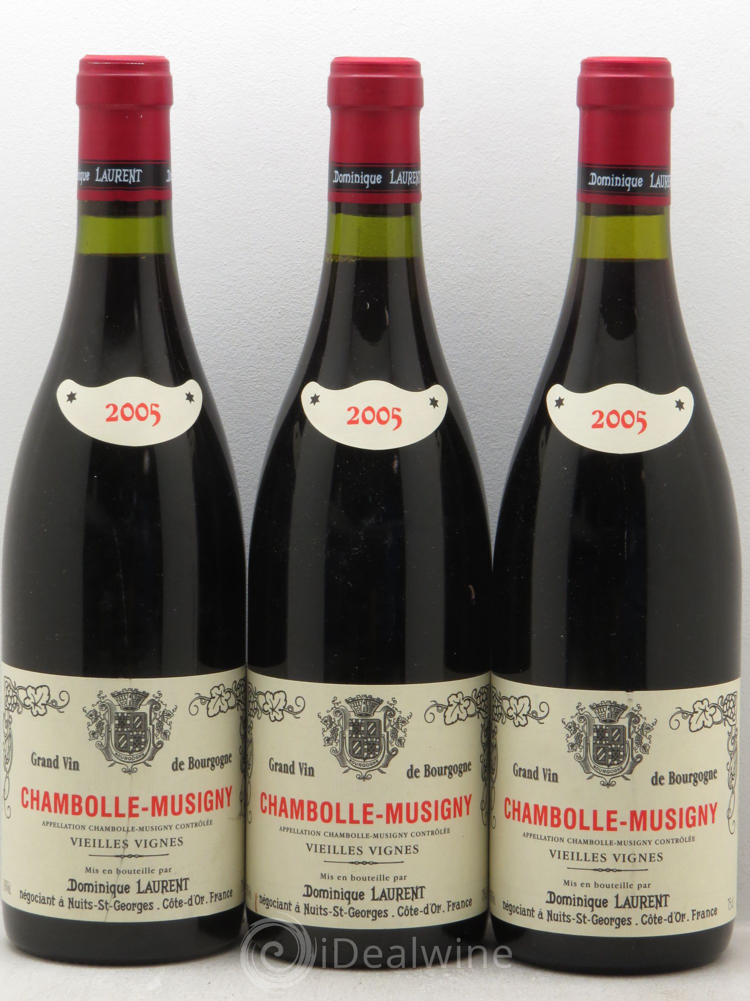 Chambolle-Musigny Domaine Laurent Vieilles Vignes 2005 - Posten von 3 Flaschen - 0