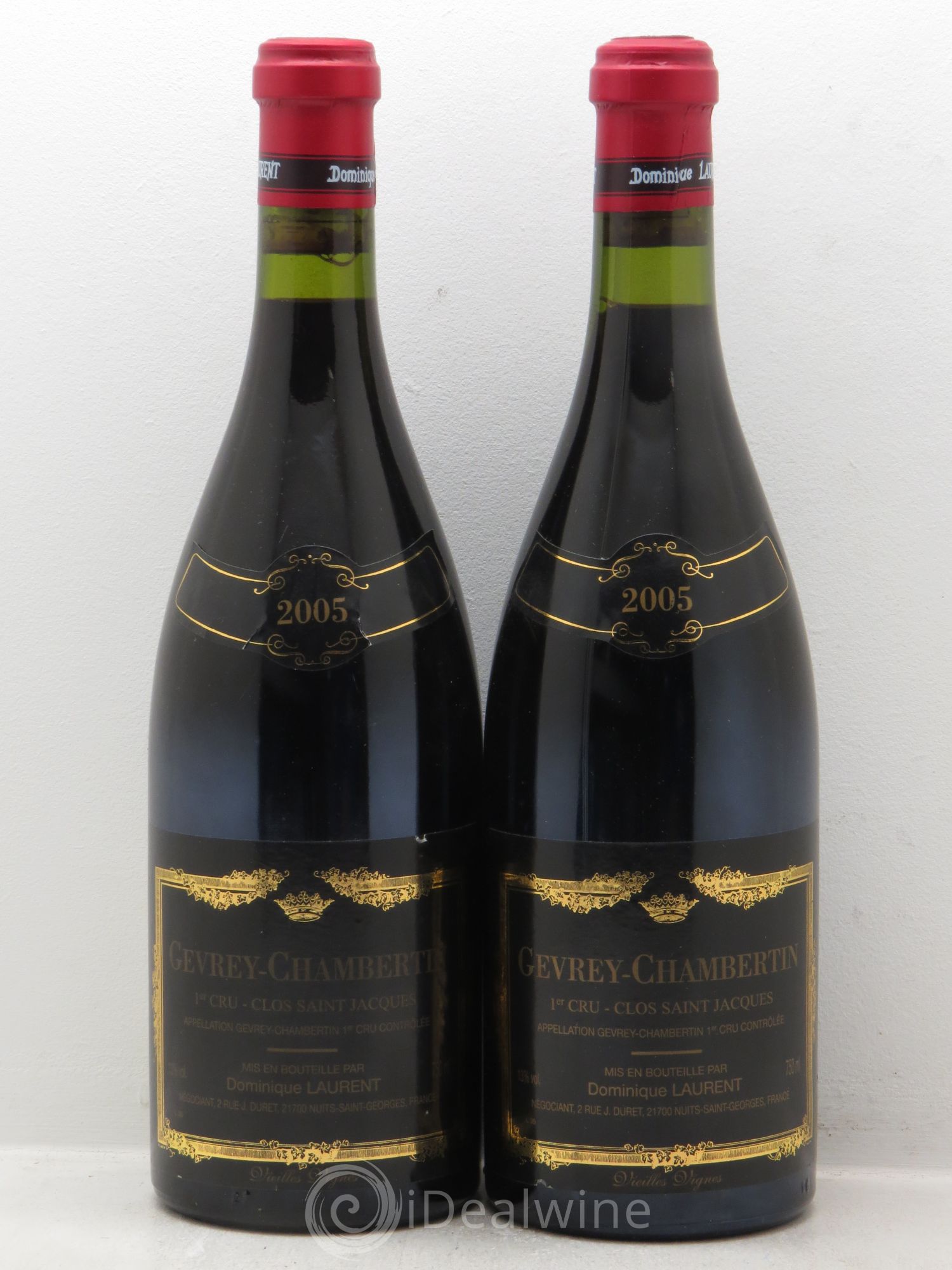 Gevrey-Chambertin 1er Cru 2005 - Lot de 2 bouteilles - 0