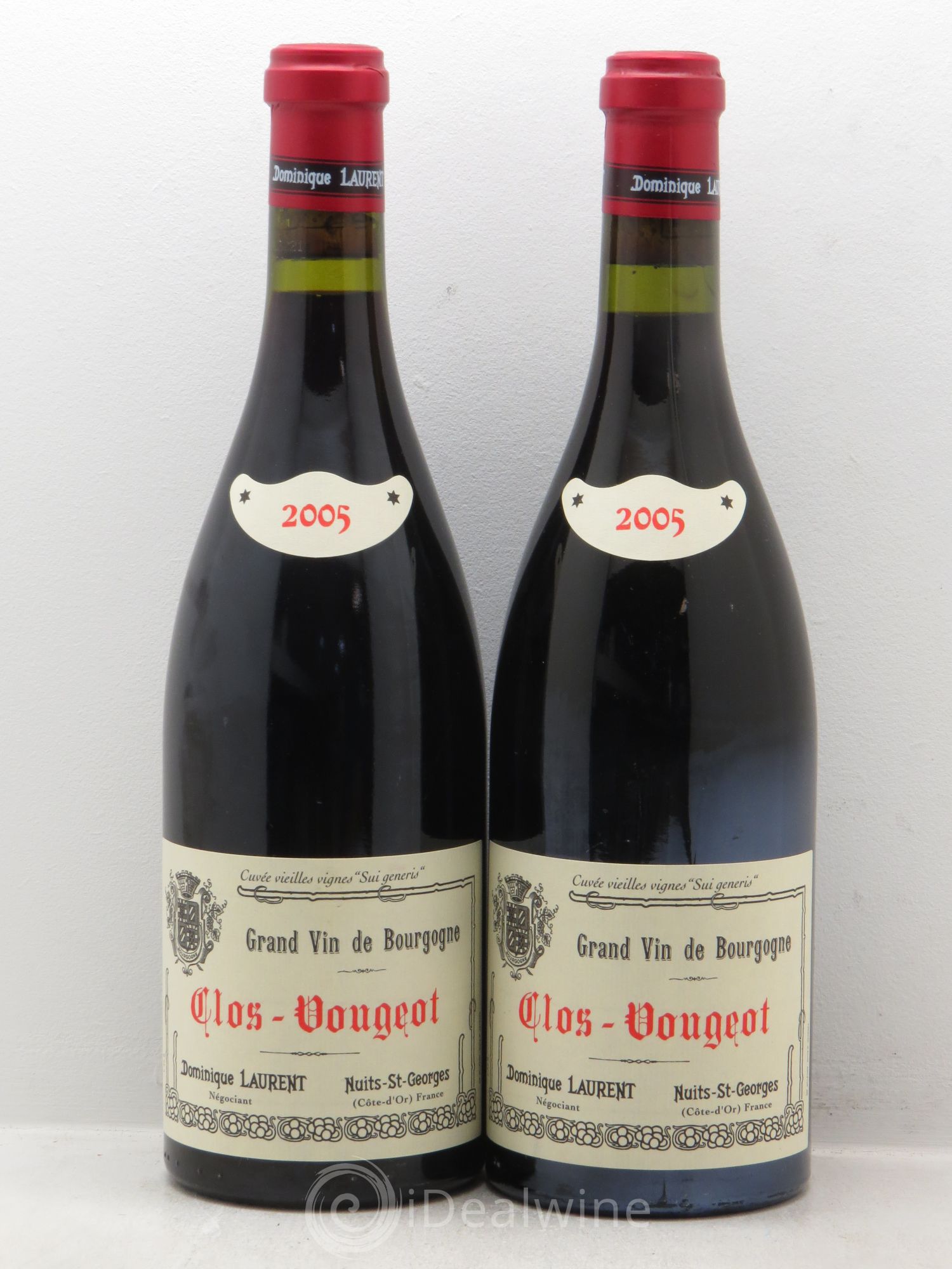 Clos de Vougeot Grand Cru Dominique Laurent Vieilles Vignes 2005 - Lot de 2 bouteilles - 0