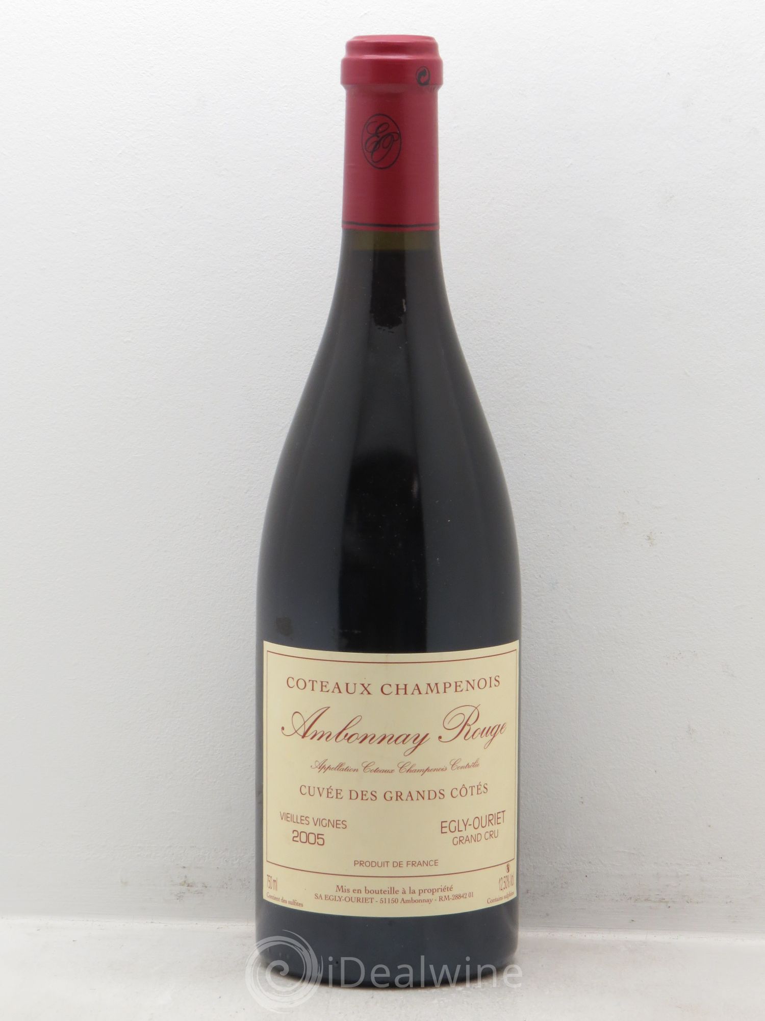 Divers Egly Ouriet Côteaux Champenois "Cuvée des grandes côtes" Vieilles Vignes 2005 - Posten von 1 Flasche - 0