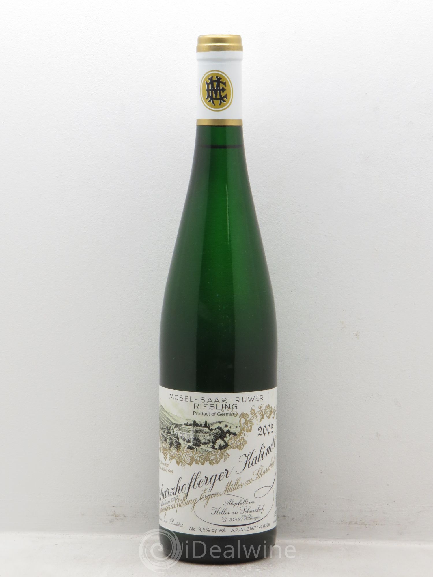 Riesling Scharzhofberger Kabinett Egon Muller 2005 - Lot de 6 bouteilles - 0