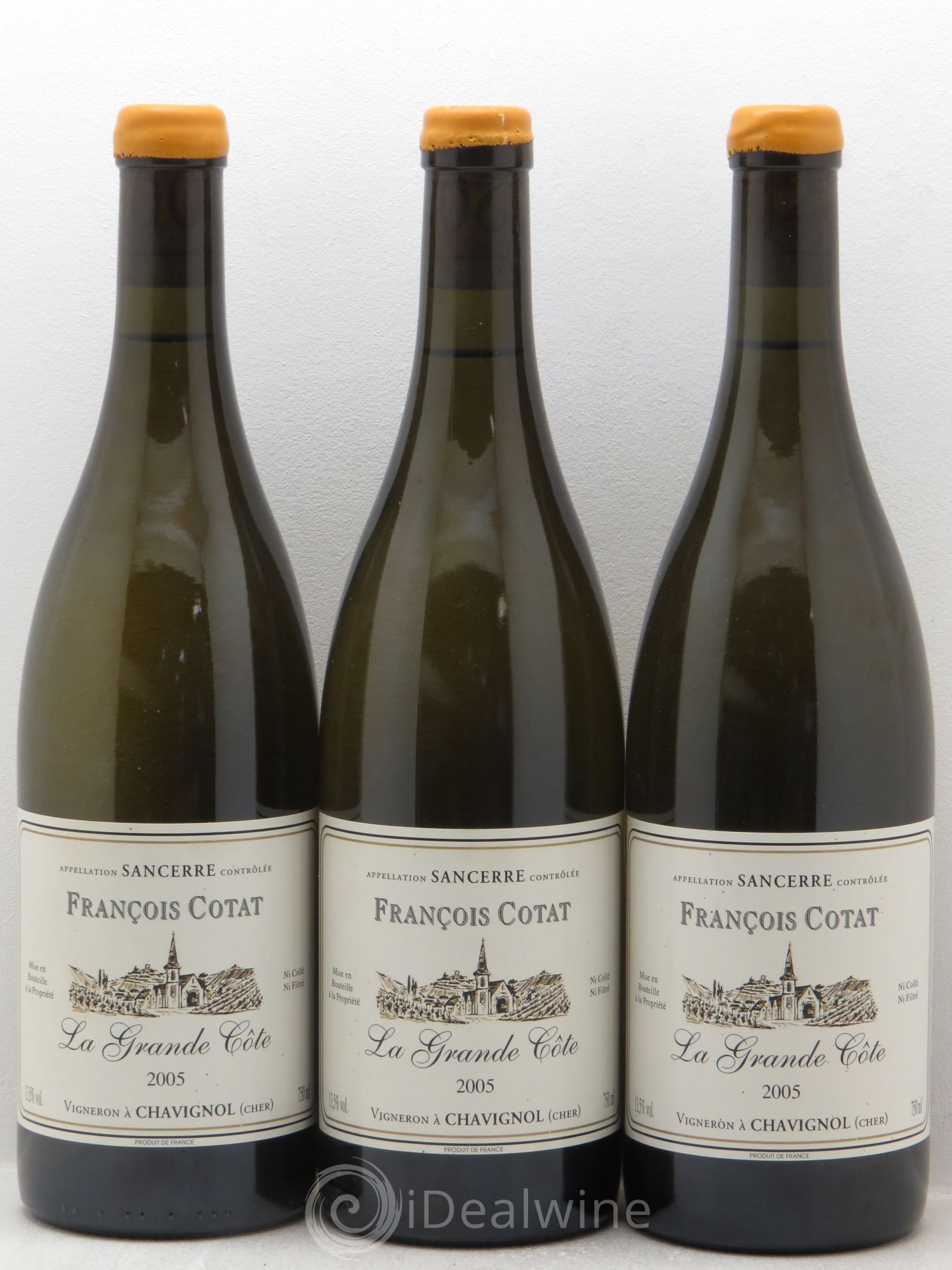 Sancerre La Grande Côte François Cotat 2005 - Lot de 3 bouteilles - 0