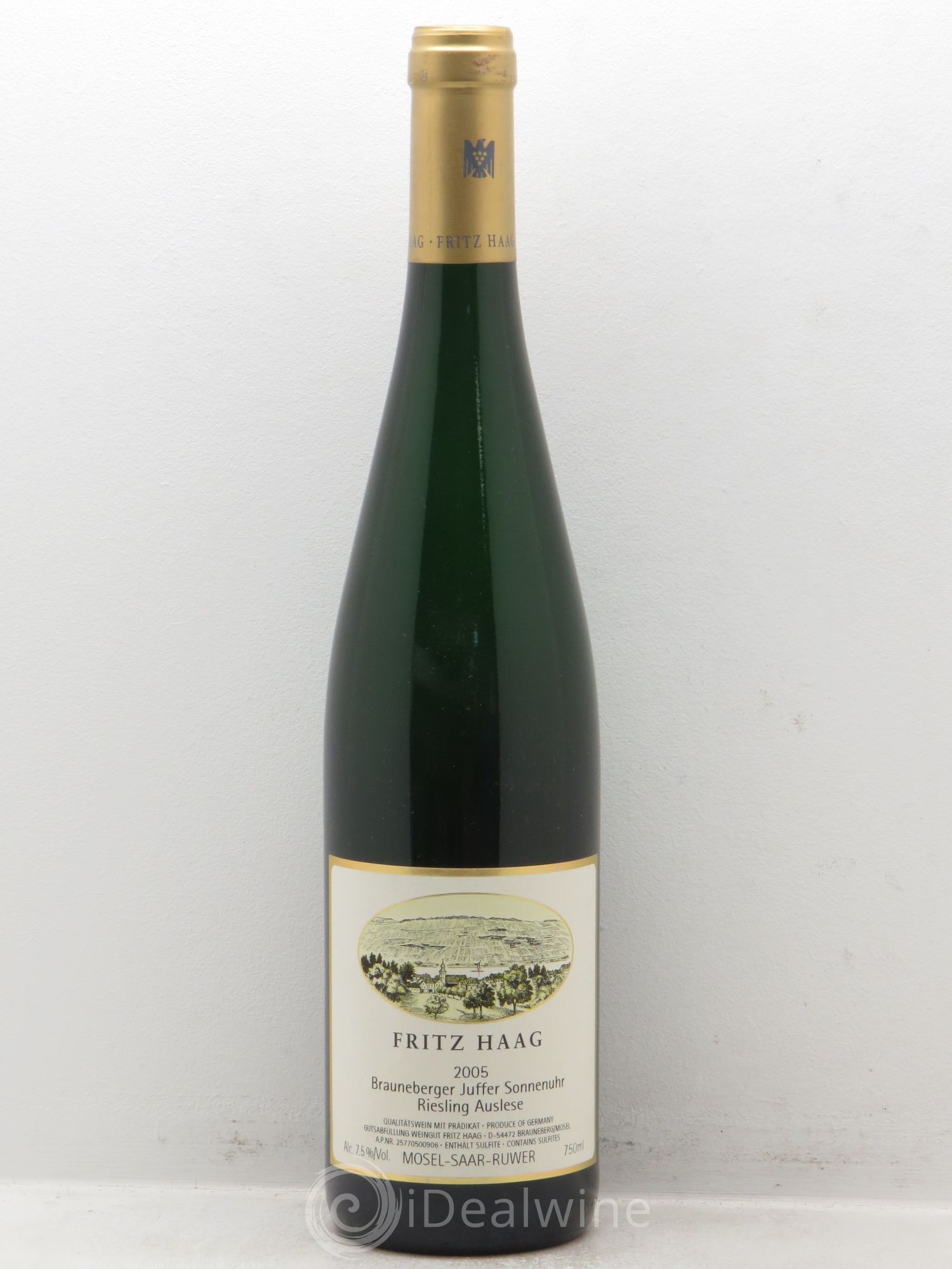 Allemagne Rheingau Fritz Haag "Braunberger juffer sonnenurh auslese goldkapsel 2005 - Posten von 1 Flasche - 0