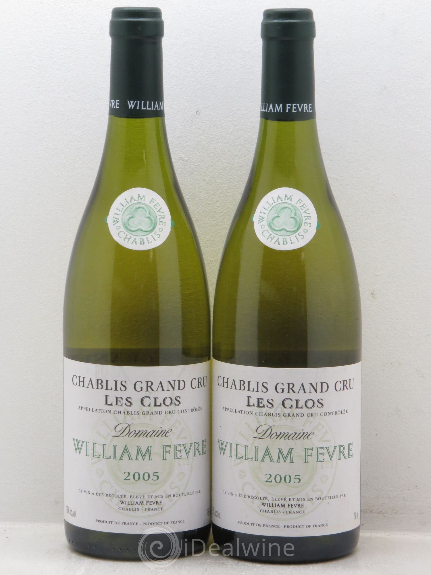Chablis Grand Cru Les Clos William Fèvre 2005 - Posten von 2 Flaschen - 0