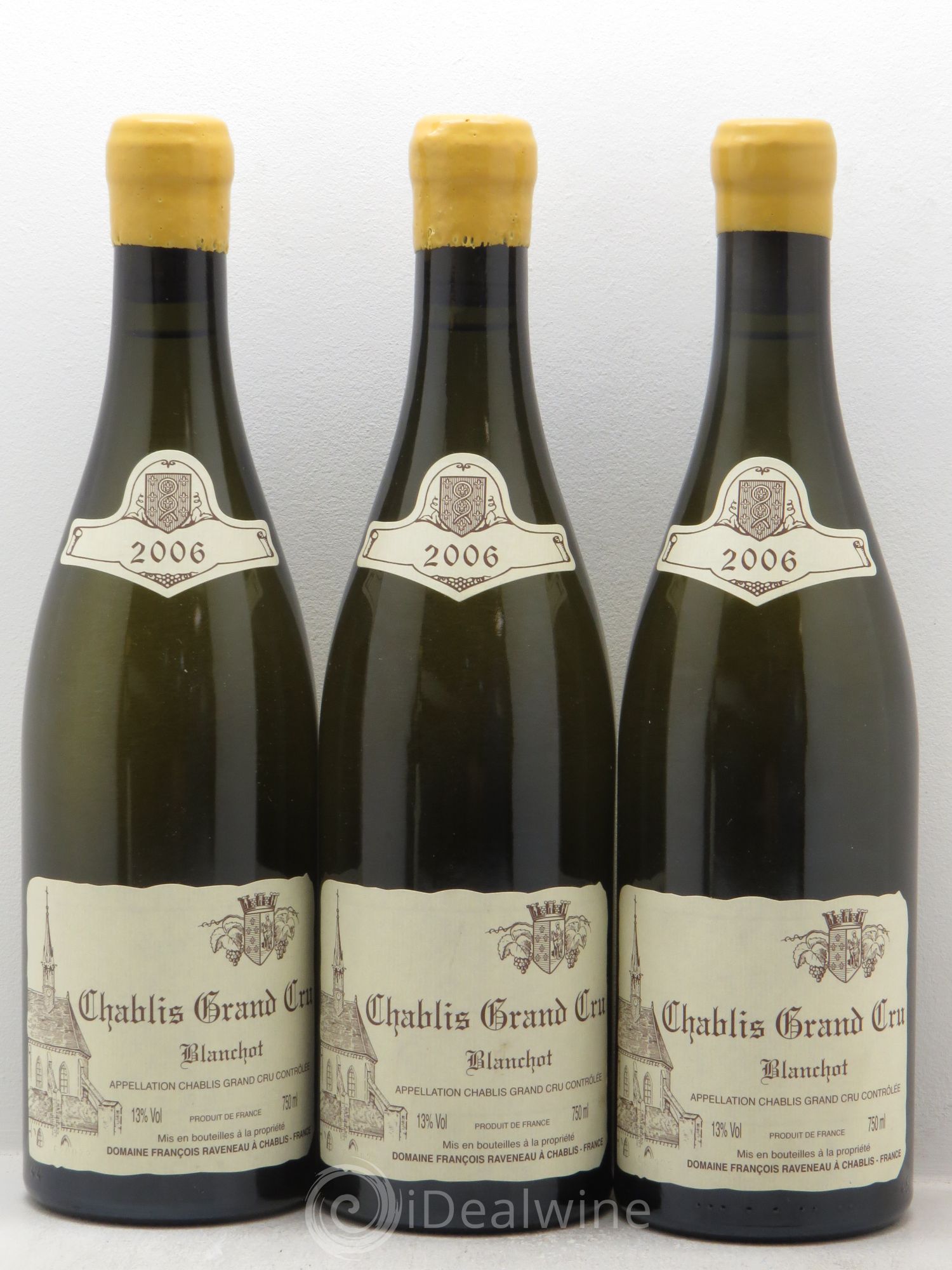 Chablis Grand Cru Blanchot Raveneau (Domaine) 2006 - Lot de 3 bouteilles - 0