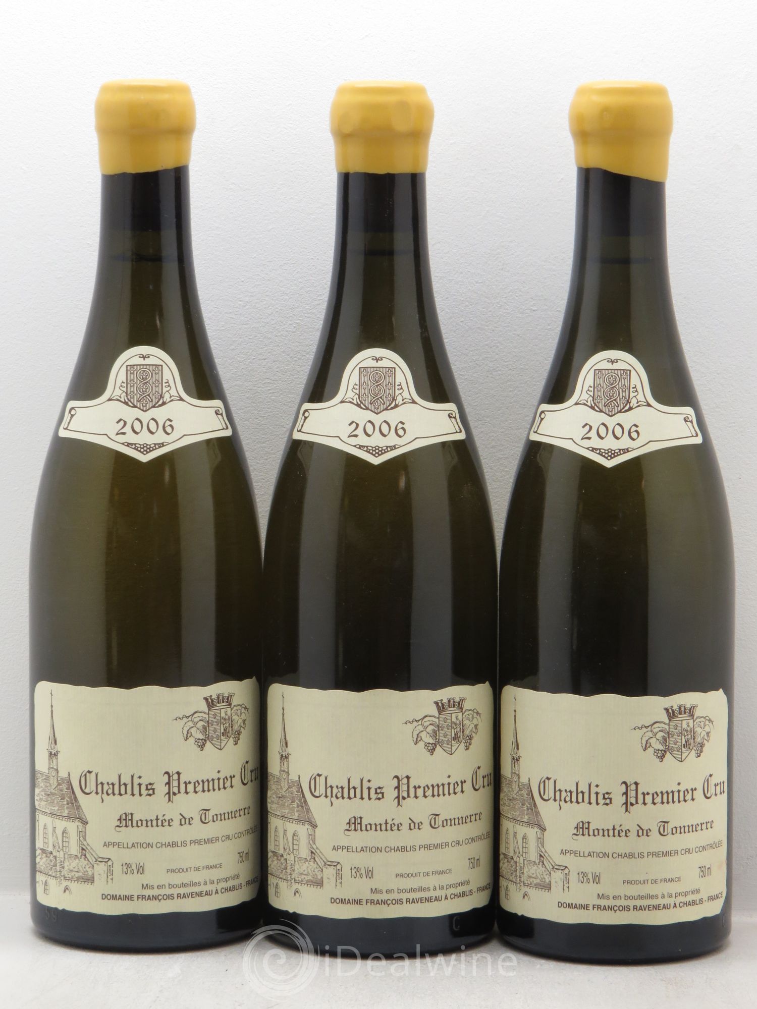 Chablis 1er Cru Montée de Tonnerre Raveneau (Domaine) 2006 - Lot de 3 bouteilles - 0