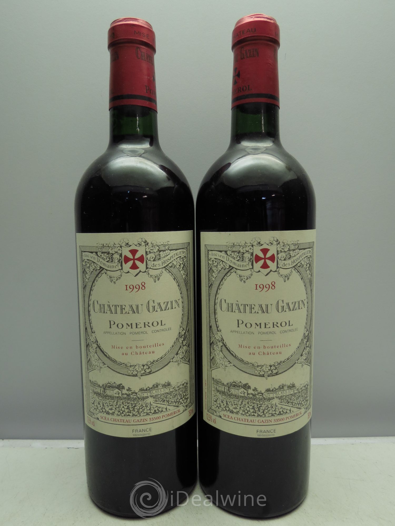 Château Gazin 1998 - Lot de 2 bouteilles - 0