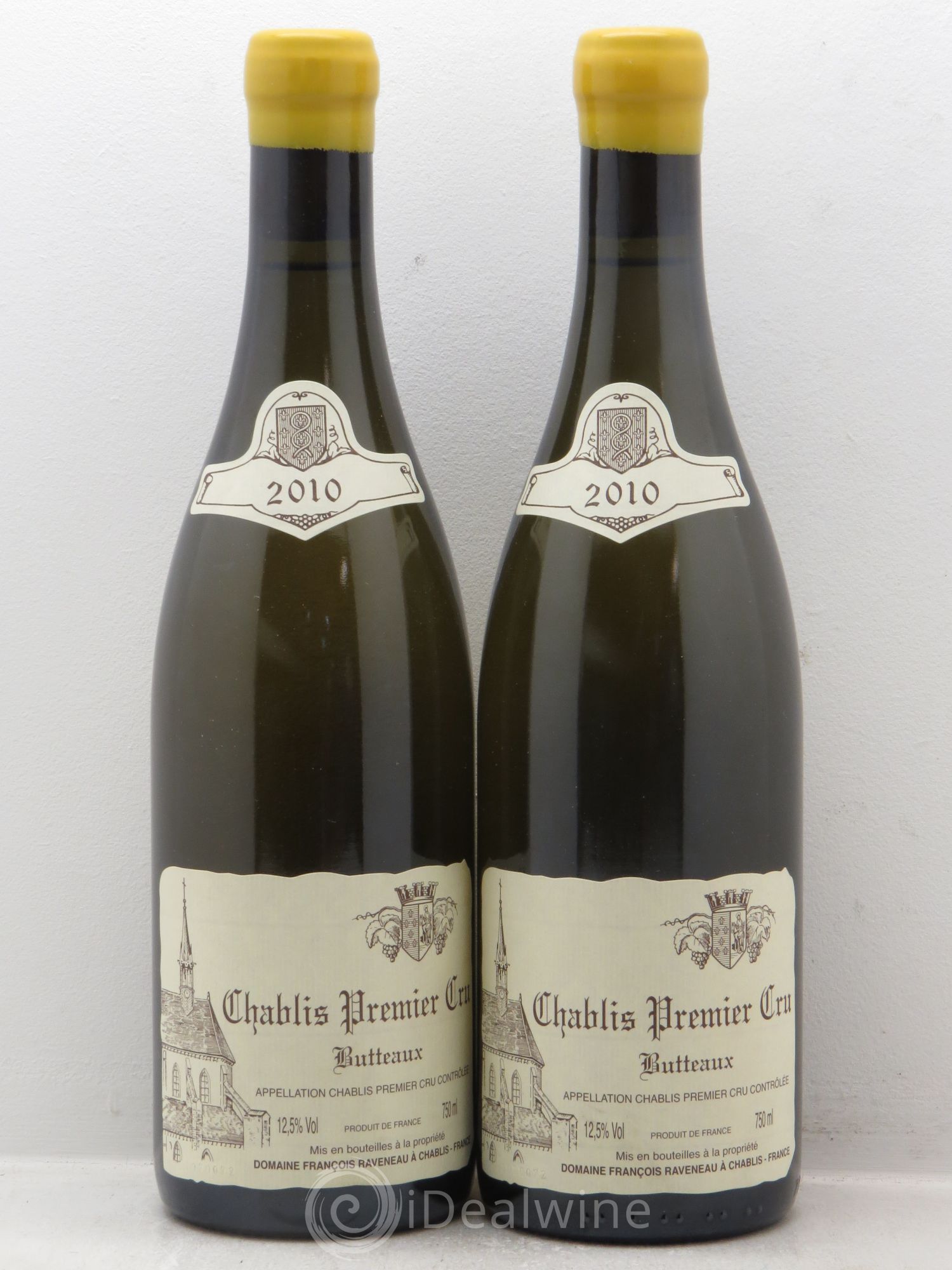 Chablis 1er Cru Butteaux Raveneau (Domaine) 2010 - Lot de 2 bouteilles - 0