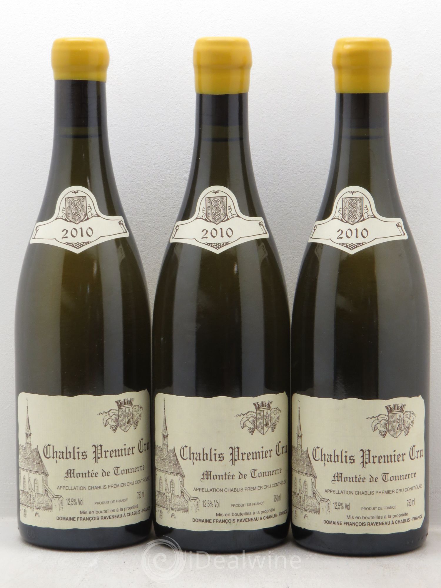 Chablis 1er Cru Montée de Tonnerre Raveneau (Domaine) 2010 - Lot de 3 bouteilles - 0