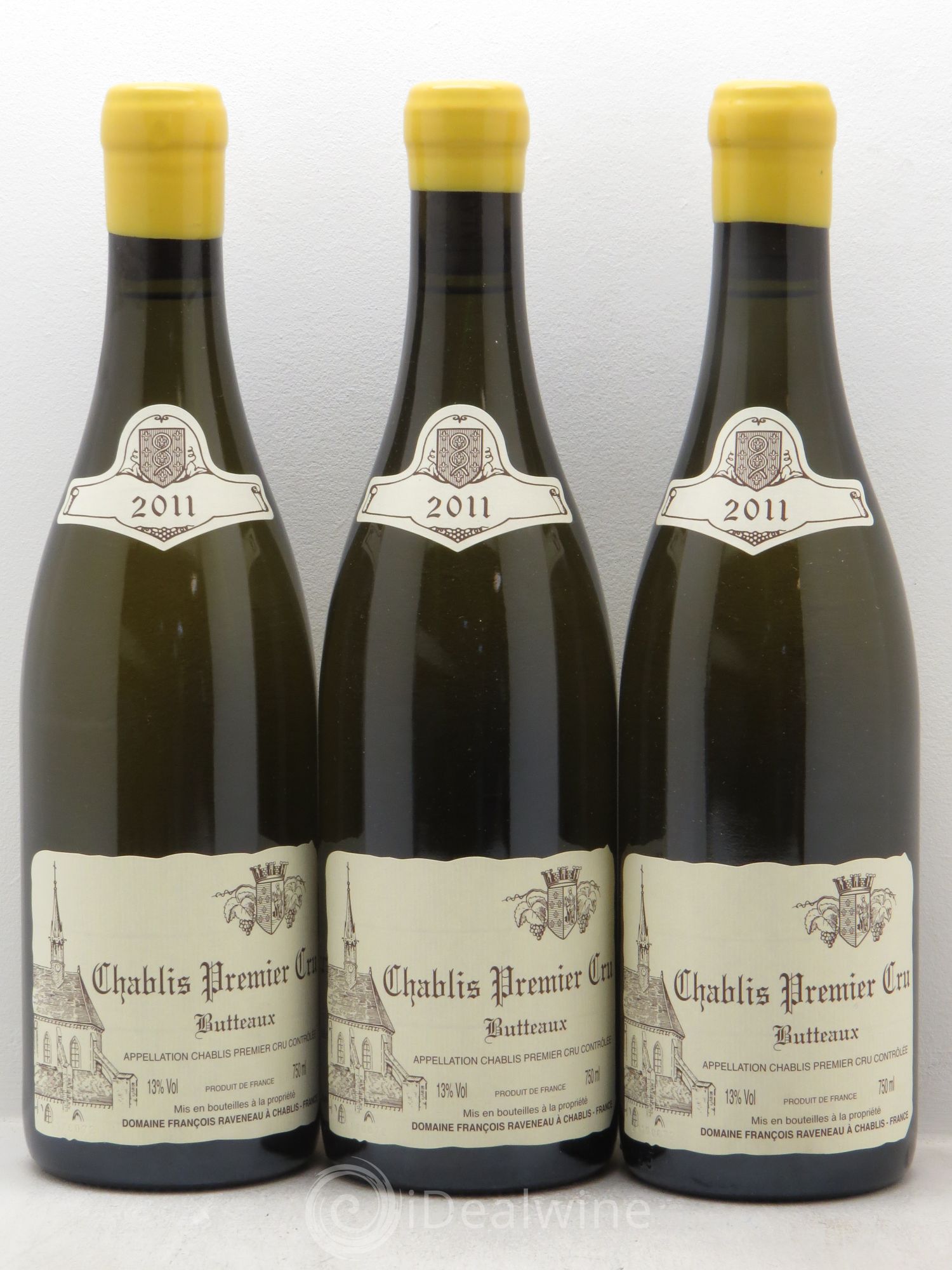 Chablis 1er Cru Butteaux Raveneau (Domaine) 2011 - Lot de 3 bouteilles - 0