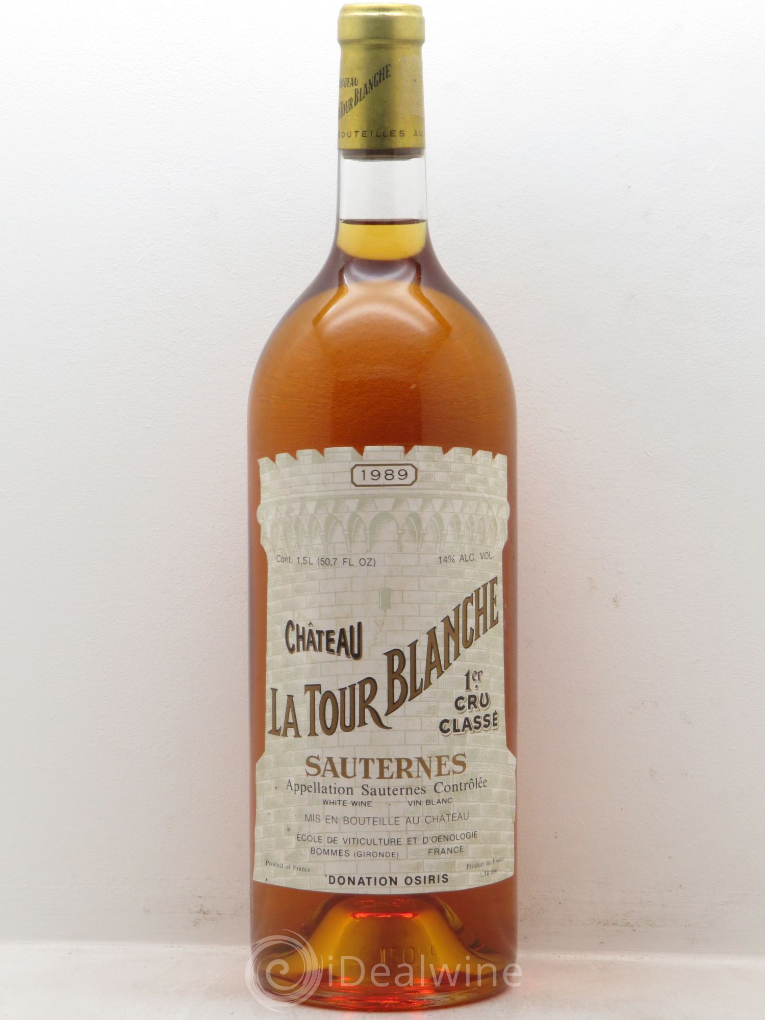 Château la Tour Blanche 1er Grand Cru Classé 1989 - Lotto di 1 magnum - 0