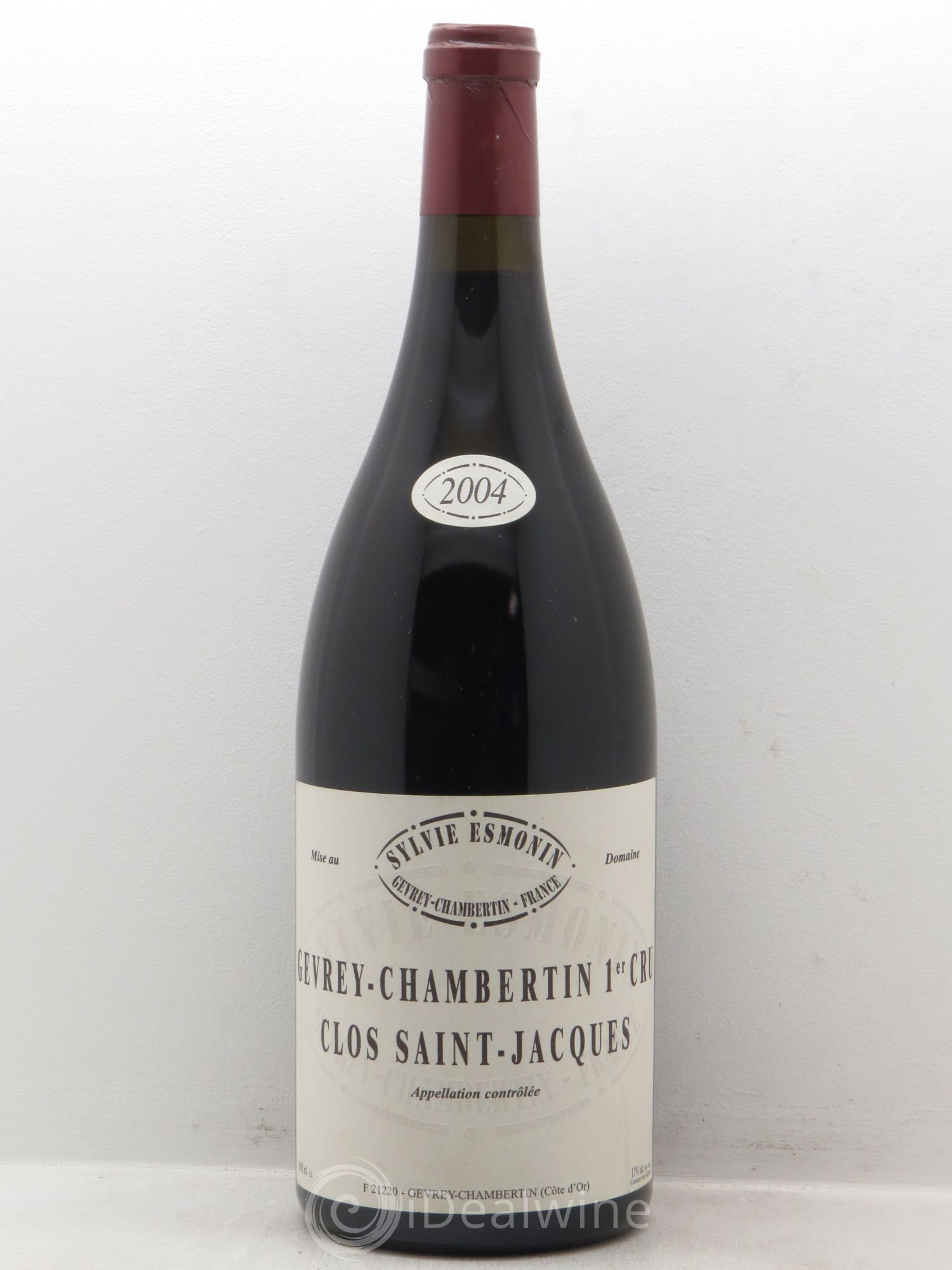 Gevrey-Chambertin 1er Cru Clos Saint Jacques Sylvie Esmonin 2004 - Lot de 1 magnum - 0