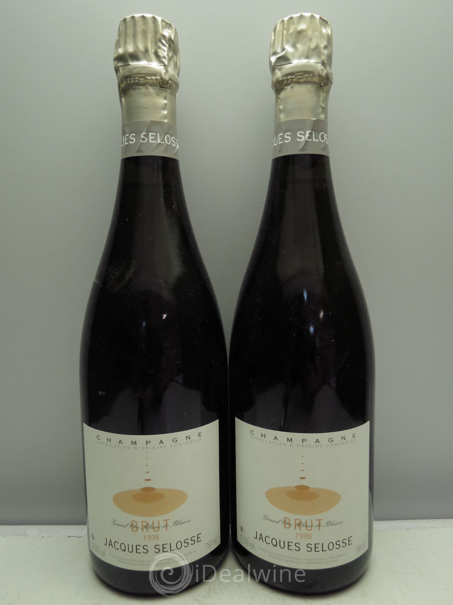 Blanc de Blancs Grand Cru Extra-Brut Jacques Selosse 1998 - Lot de 2 bouteilles - 0
