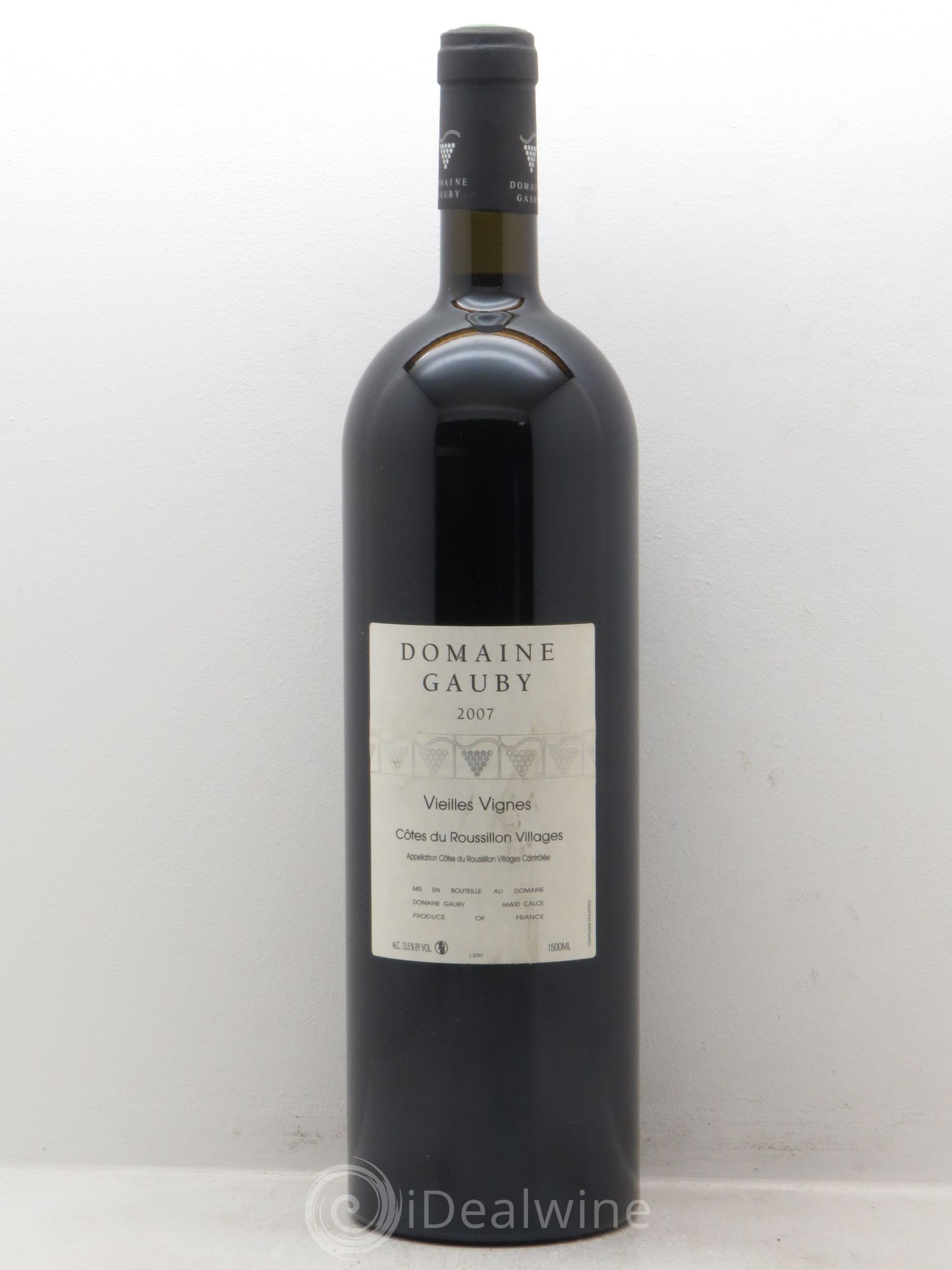 Côtes du Roussillon Villages Vieilles vignes Gauby (Domaine) 2007 - Lot de 1 magnum - 0