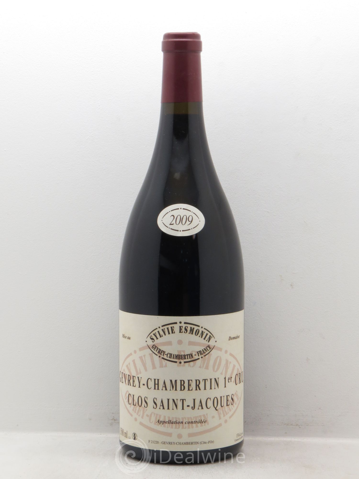 Gevrey-Chambertin 1er Cru Clos Saint Jacques Sylvie Esmonin 2009 - Lot de 1 magnum - 0