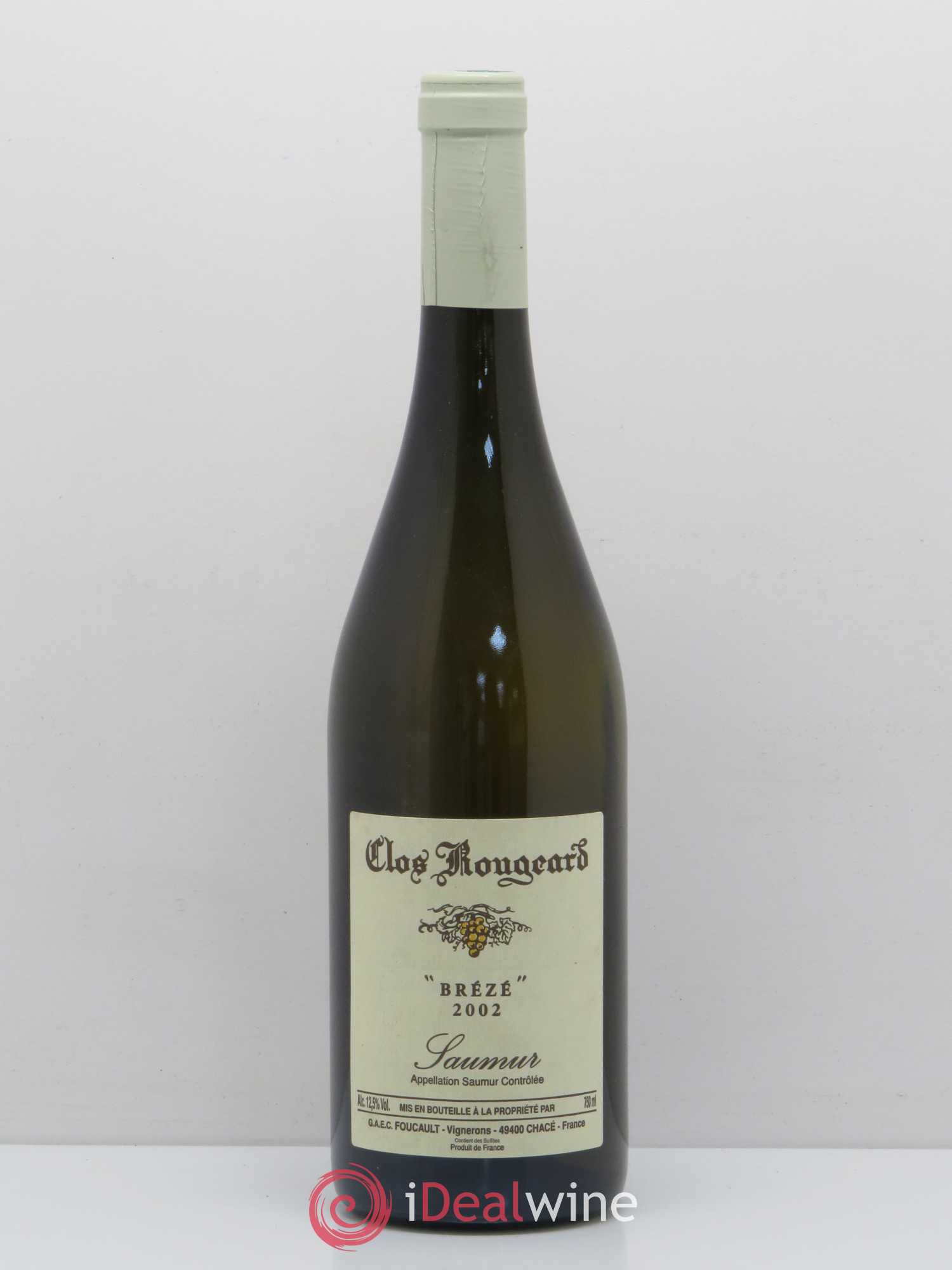 Saumur Brézé Clos Rougeard 2002 - Lot de 1 bouteille - 0