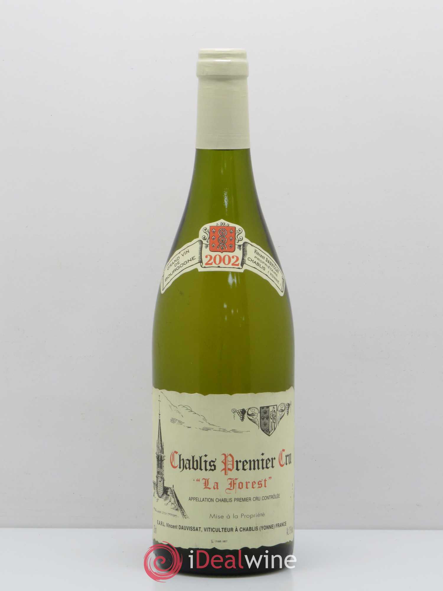 Chablis 1er Cru La Forest Vincent Dauvissat (Domaine) 2002 - Lot de 1 bouteille - 0