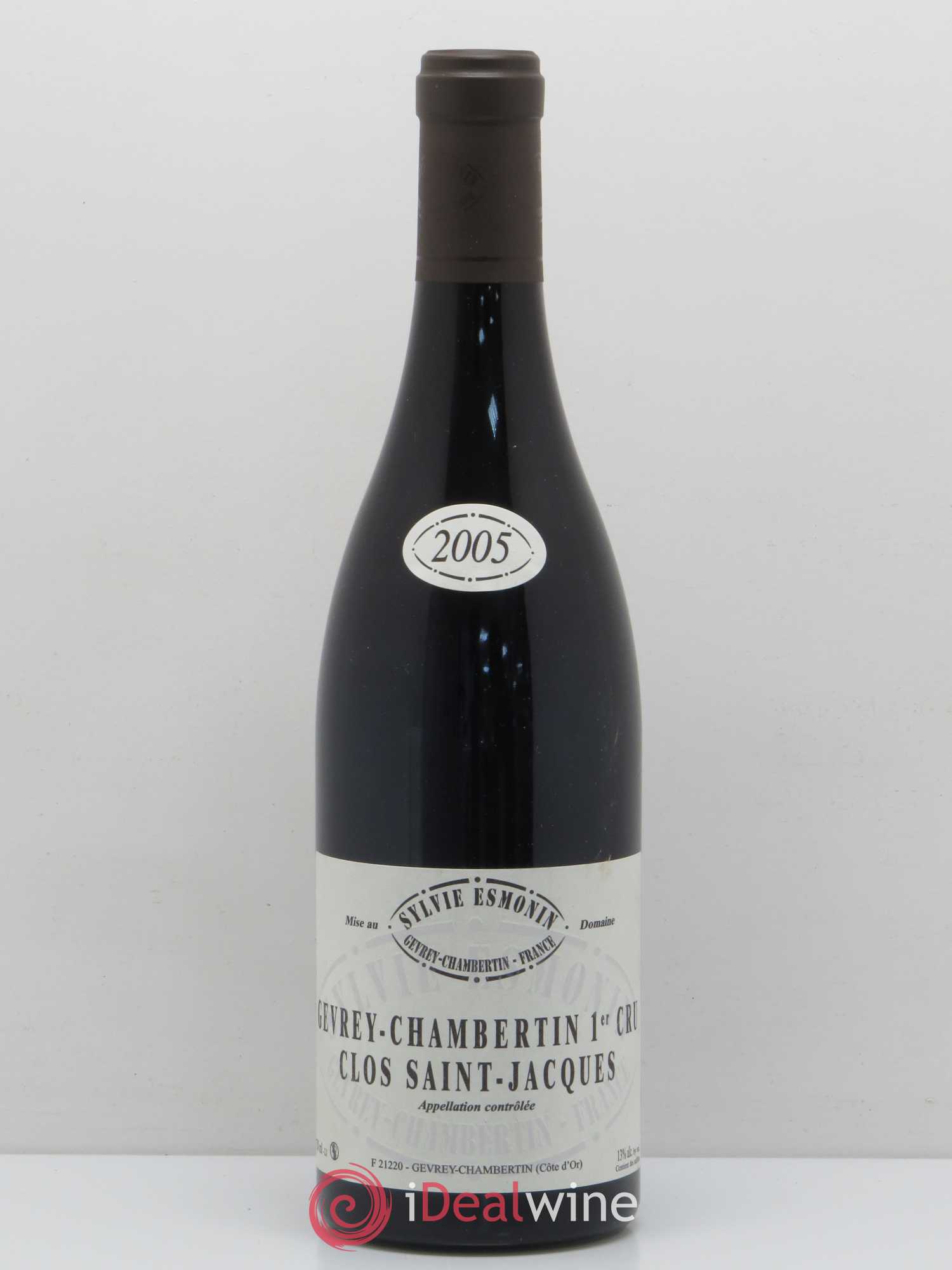 Gevrey-Chambertin 1er Cru Clos Saint Jacques Sylvie Esmonin 2005 - Lot de 1 bouteille - 0