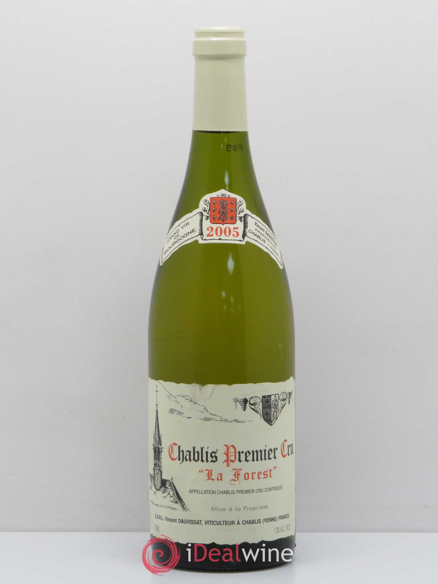 Chablis 1er Cru La Forest Vincent Dauvissat (Domaine) 2005 - Lot de 1 bouteille - 0