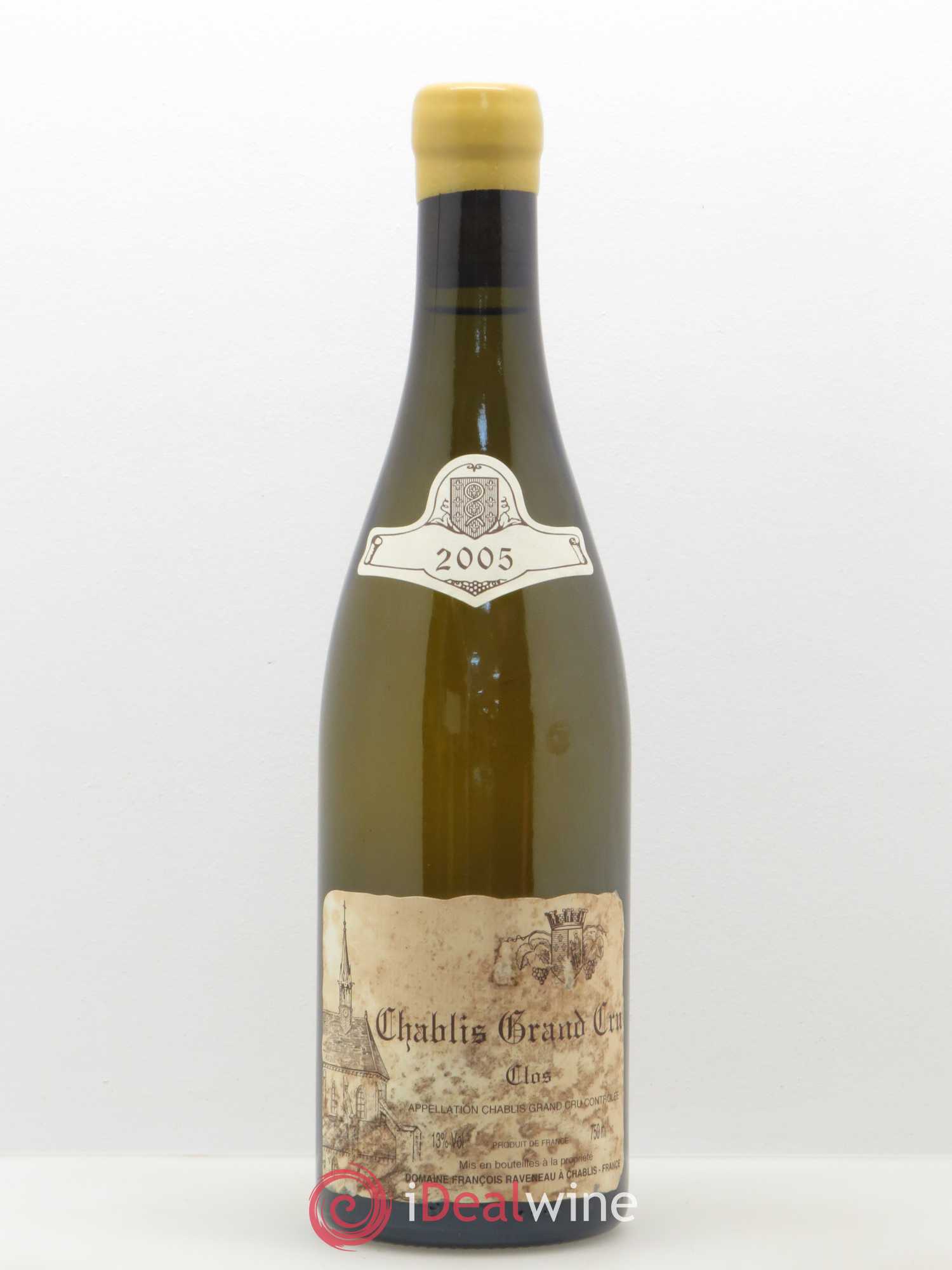 Chablis Grand Cru Clos Raveneau (Domaine) 2005 - Lot de 1 bouteille - 0