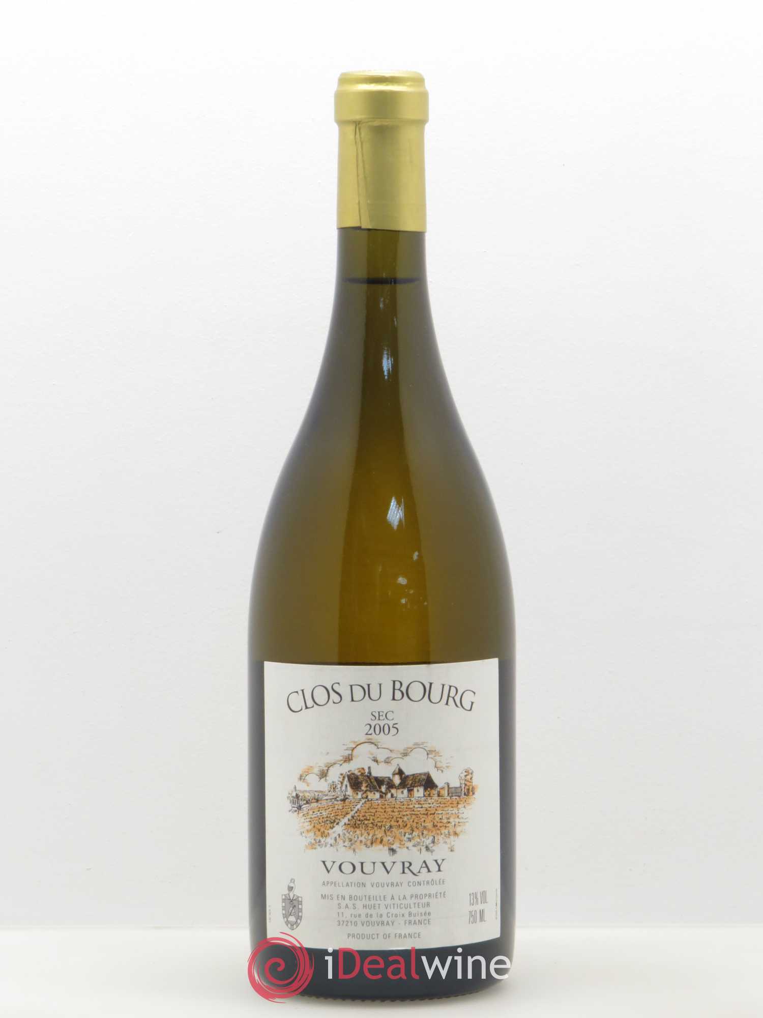 Vouvray Clos du Bourg Moelleux Domaine Huet 2005 - Lotto di 1 bottiglia - 0